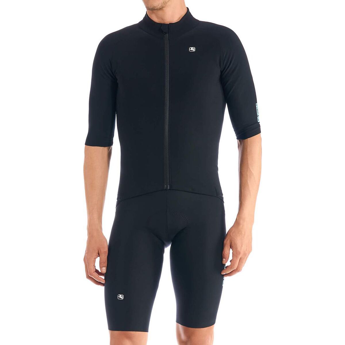 Giordana G-Shield Thermal Short-Sleeve Jersey - Men's Black, L
