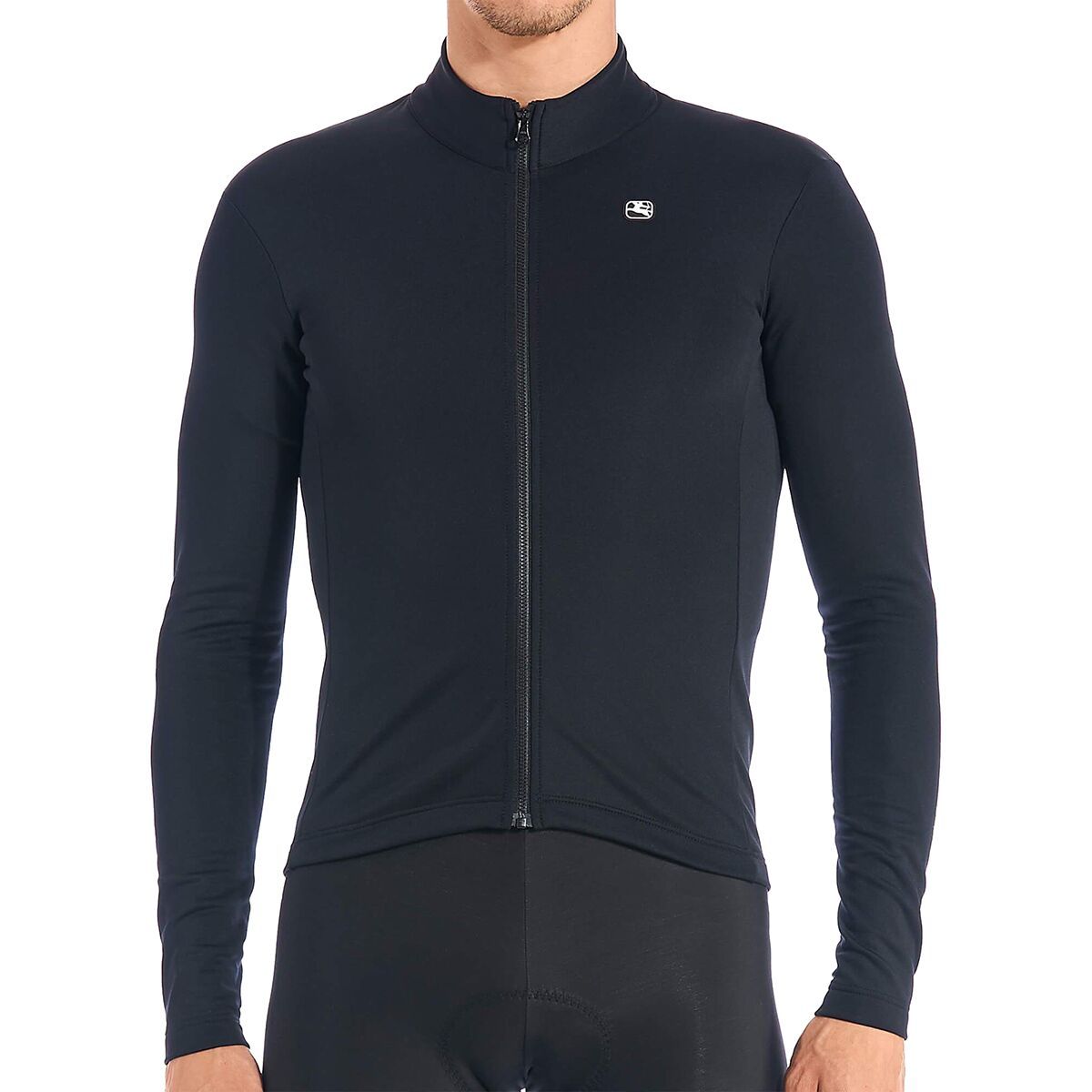 Giordana Silverline Thermal Long-Sleeve Jersey - Men's Black, XL