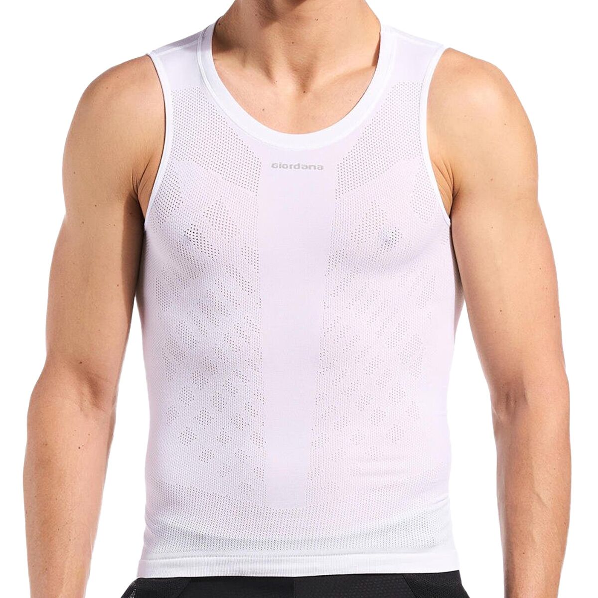 Giordana Giordana Light Weight Knitted Sleeveless Baselayer - Men's White, XL