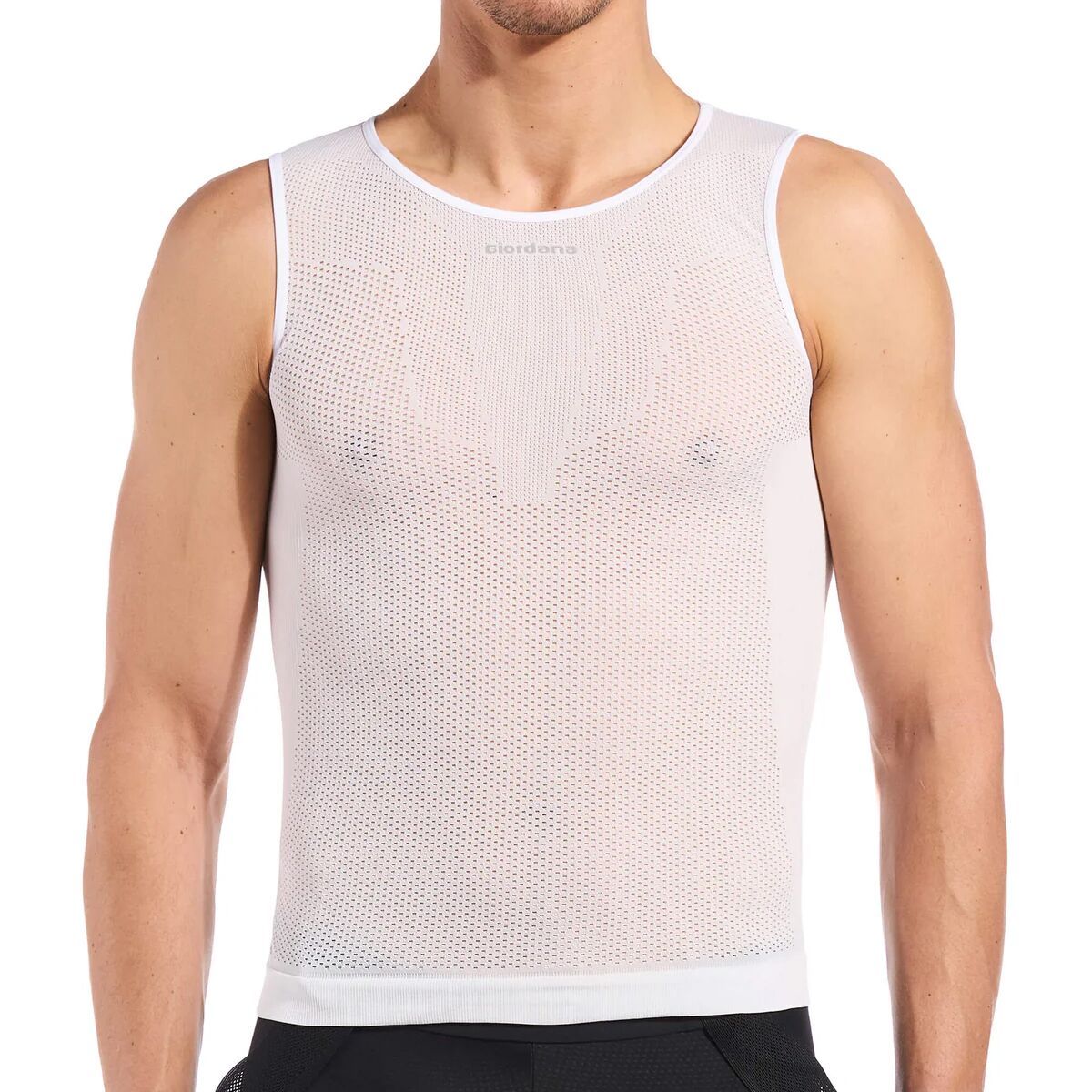 Giordana Giordana Ultralight Knitted Tank Baselayer - Men's White, XL/XXL