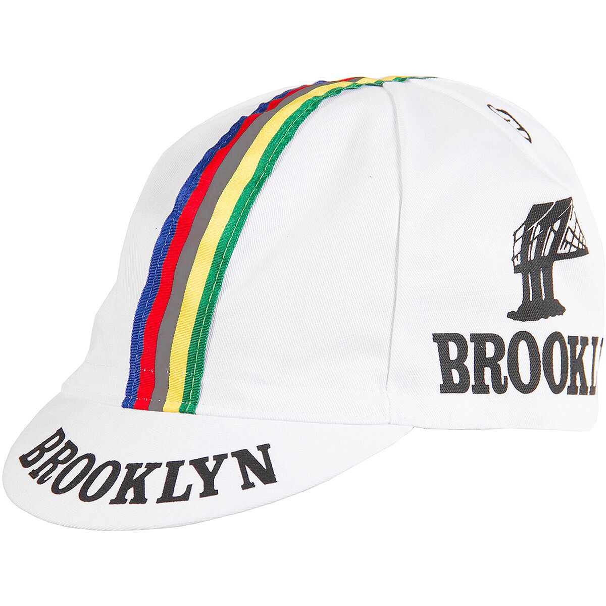 Giordana Giordana Team Brooklyn Cap Grey Stripe/White, One Size