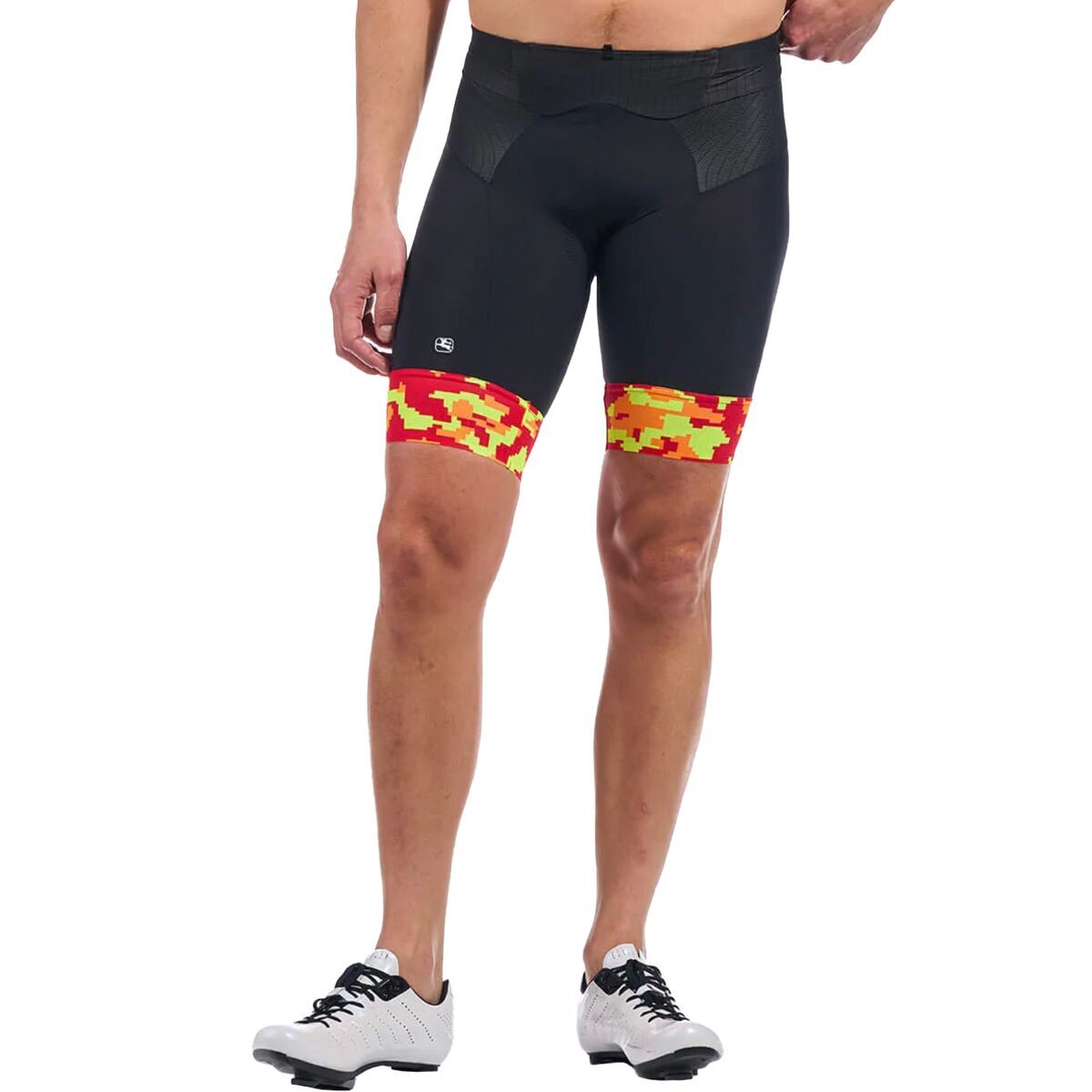 Giordana FR-C Pro TRI Short - Men's Red/Fluo Yellow, M