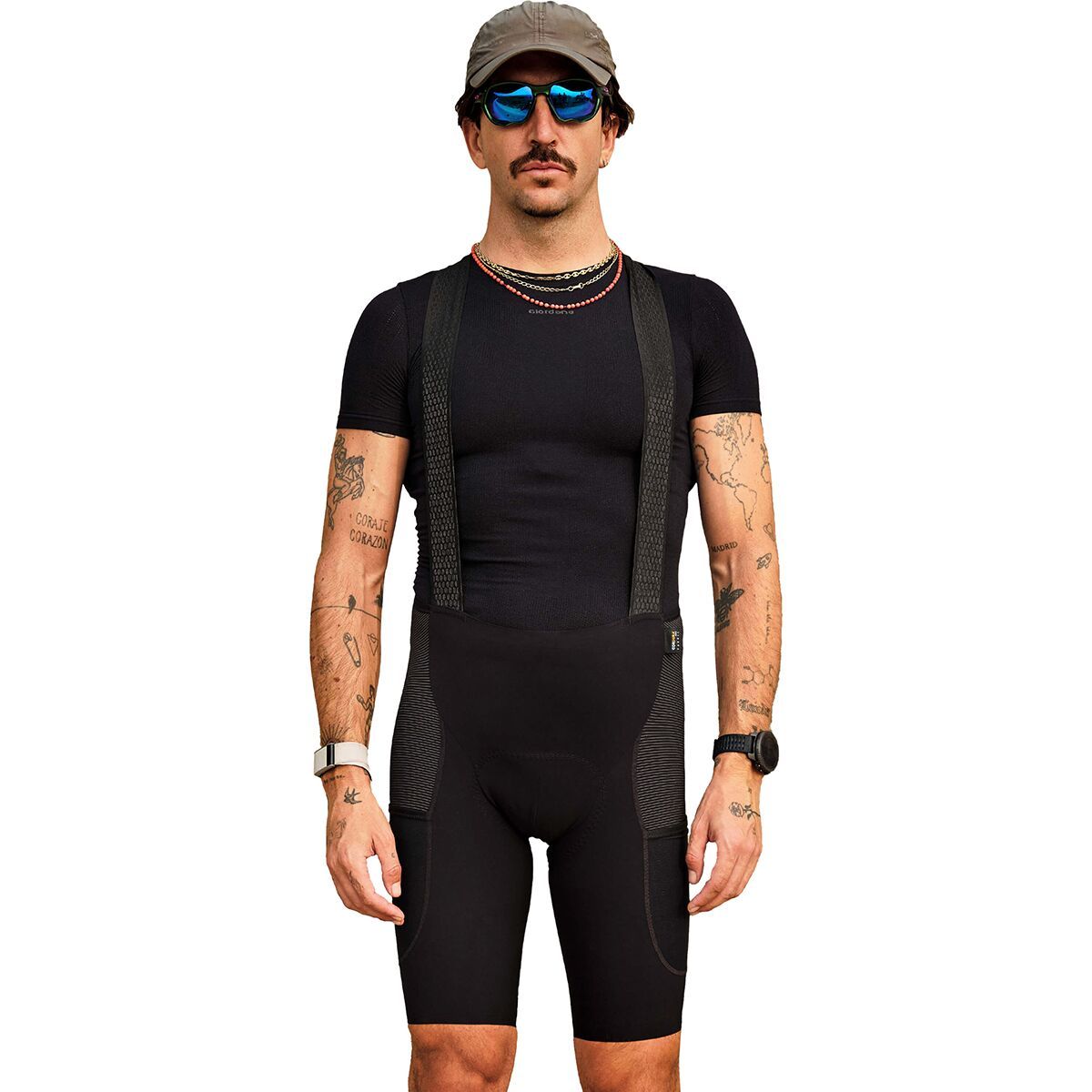 Giordana Giordana Beyond Gravel Cargo Bib Short - Men's Red Tiger, S