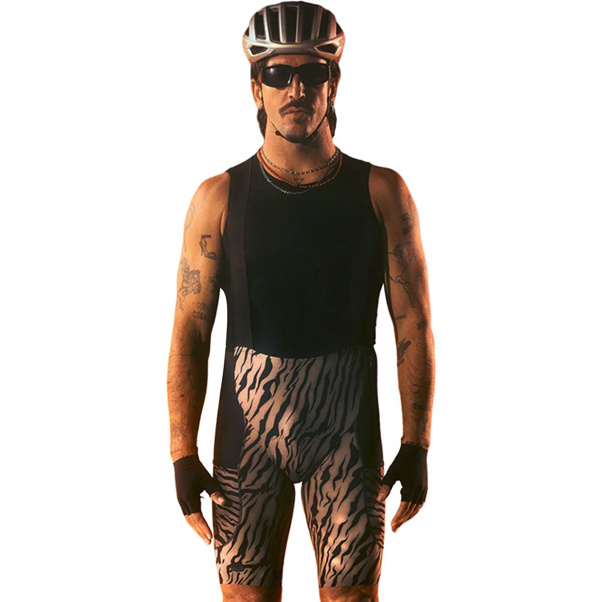 Giordana Giordana Beyond Gravel Cargo Bib Short - Men's Moonrock Tiger, L