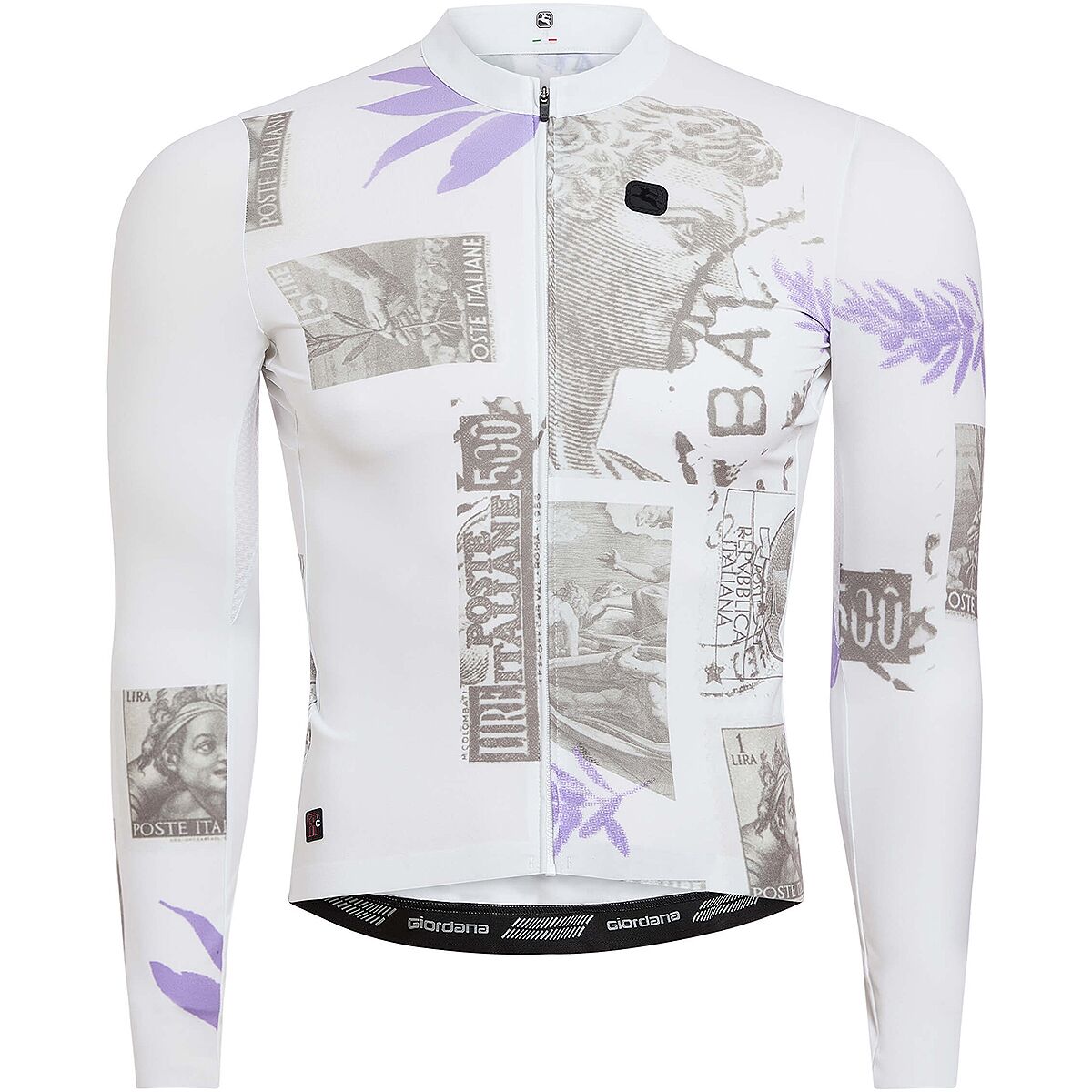 Giordana FR-C Pro Lightweight UPF 50+ Long-Sleeve Jersey - Men's La Posta White, XL