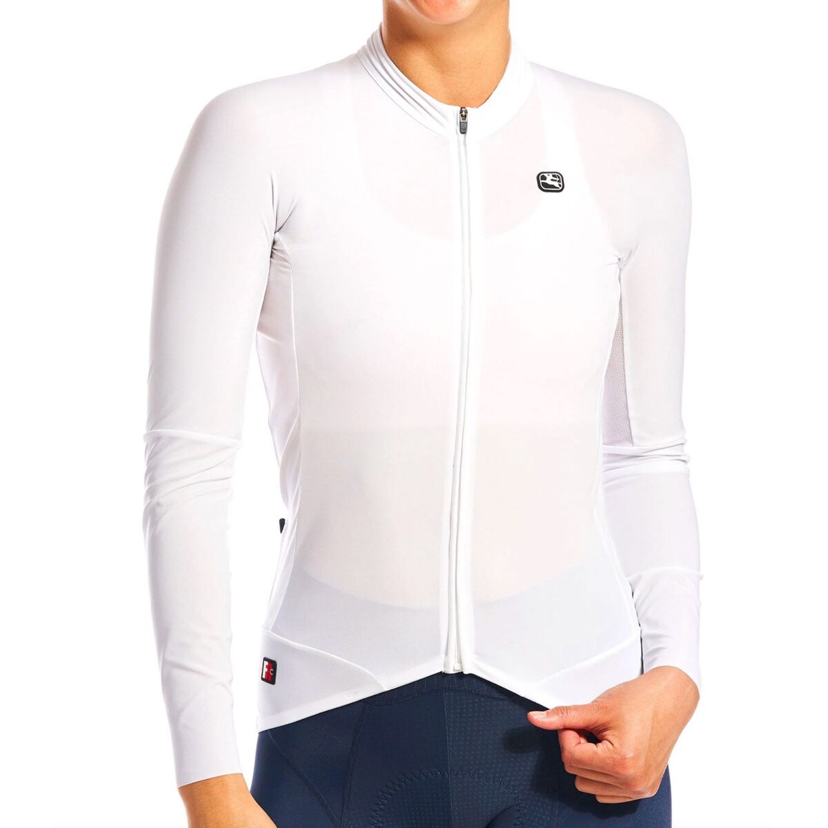 Giordana FR-C Pro Lightweight UPF 50+ Long-Sleeve Jersey - Women's White, XL