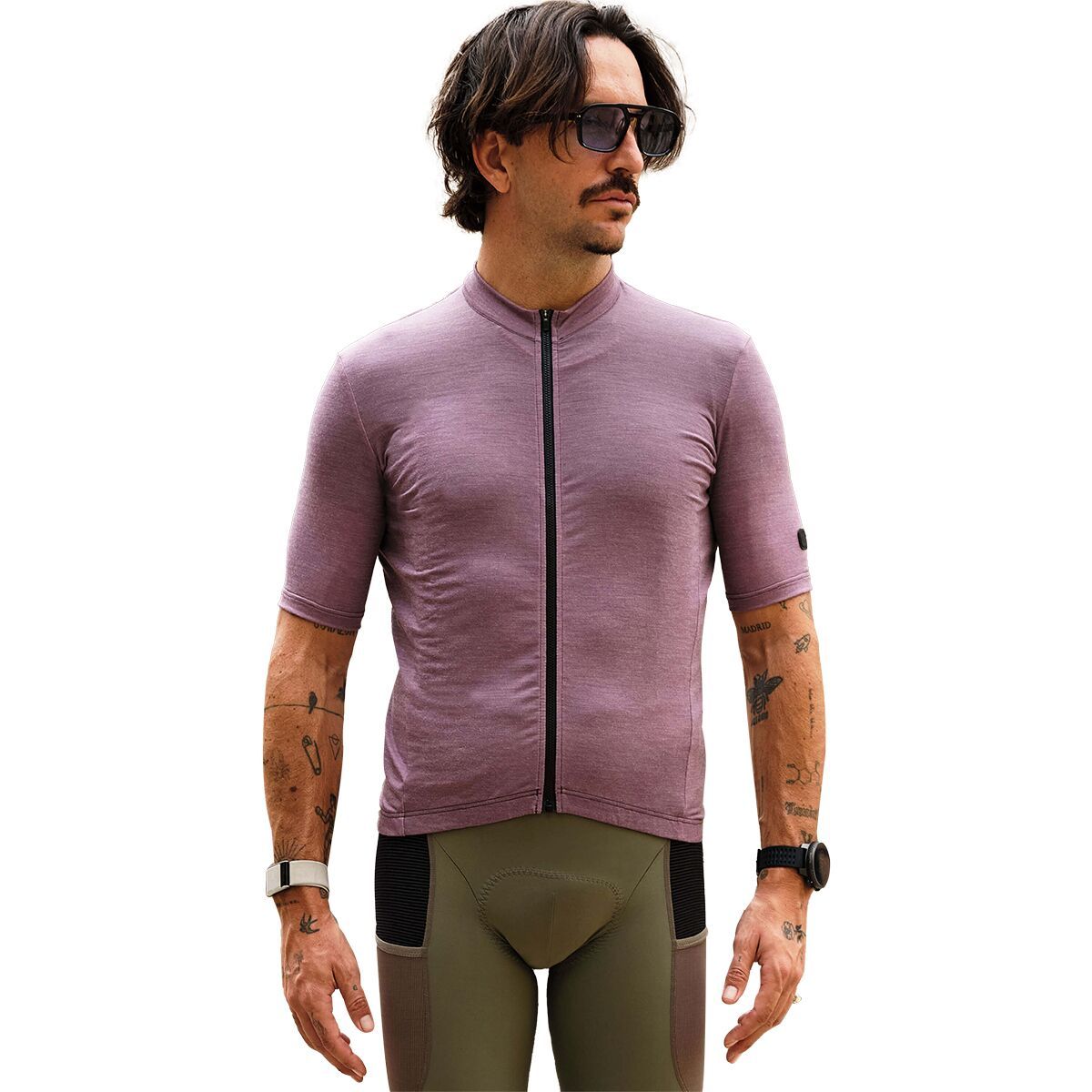 Giordana Giordana Wool Short-Sleeve Jersey - Men's Grapeade, L