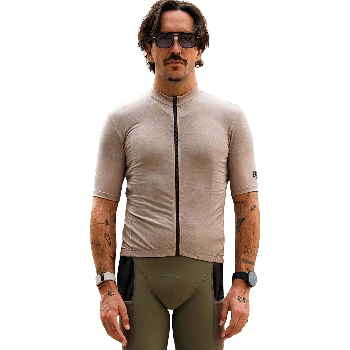 Giordana Wool Short-Sleeve Jersey - Men's Moonrock, S