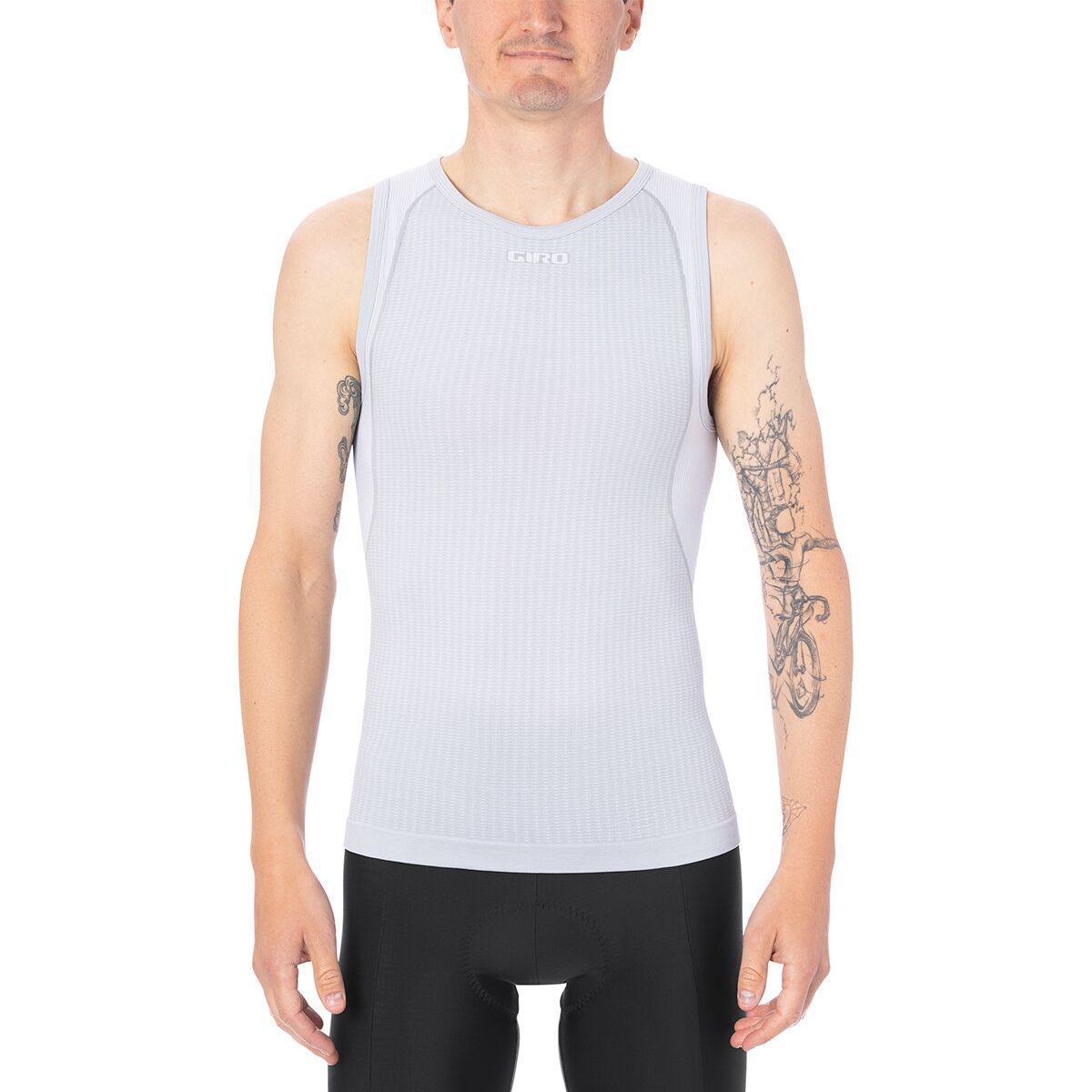 Giro Chrono Sleeveless Base Layer - Men's White, XS/S