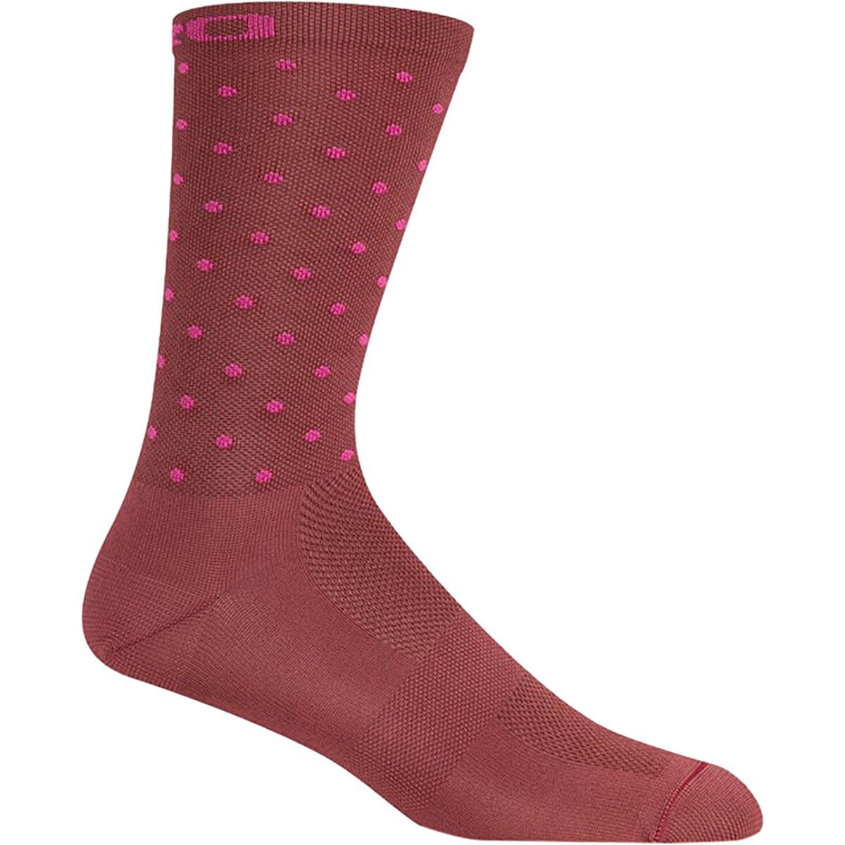 Giro Giro Comp Racer High Rise Sock Dark Cherry/Raspberry, S - Men's