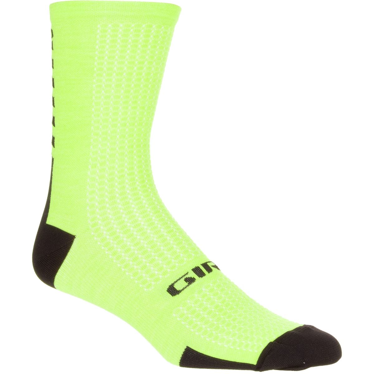 Giro HRC Plus Merino Wool Sock Lime/Black, S - Men's