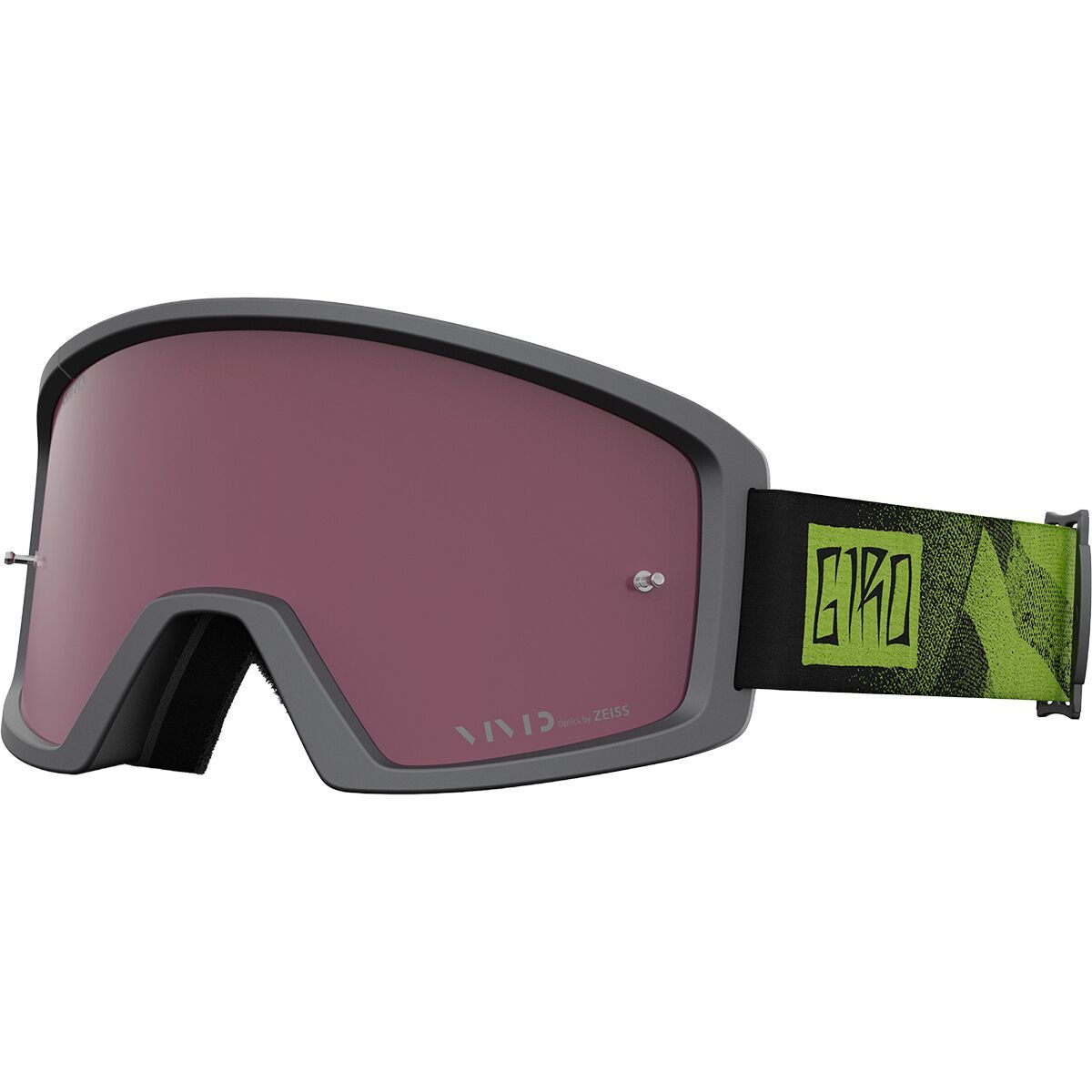 Giro Giro Blok MTB Vivid Trail Goggles Black/Ano Lime/Vivid Trail Lens, One Size