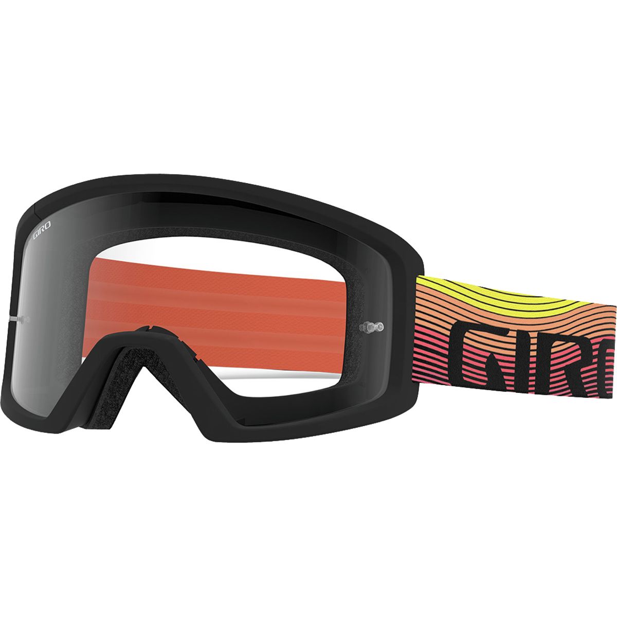 Giro Blok MTB Vivid Trail Goggles Orange/Black Heatwave Plus Bonus Lens, One Size