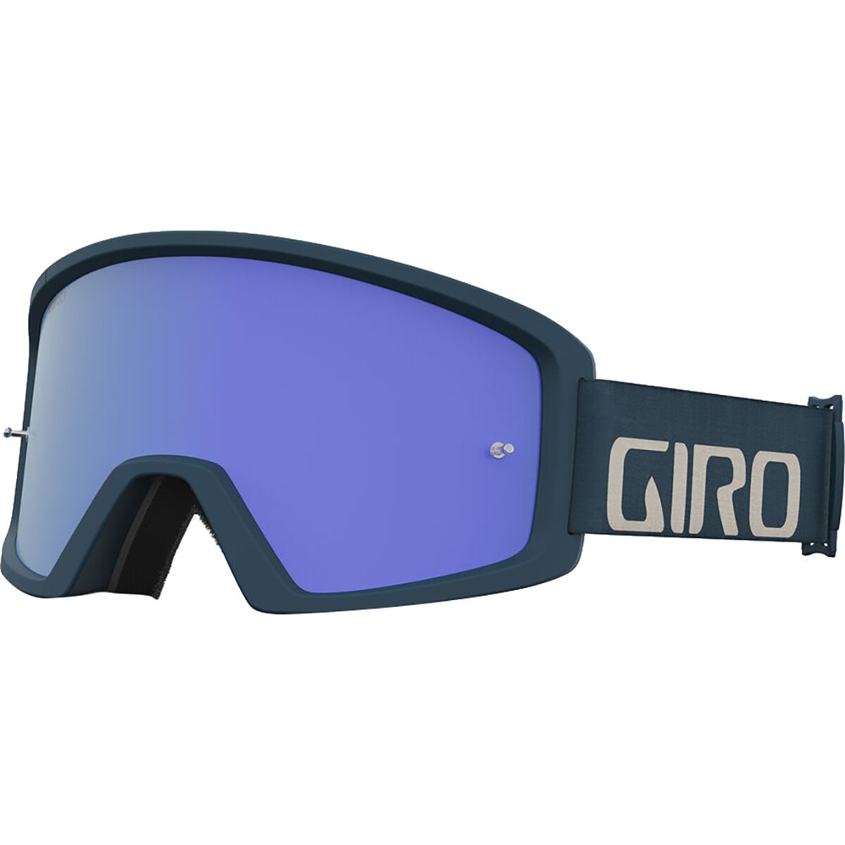 Giro Blok MTB Goggles Harbor Blue Sandstone/Grey Cobalt Lens, One Size