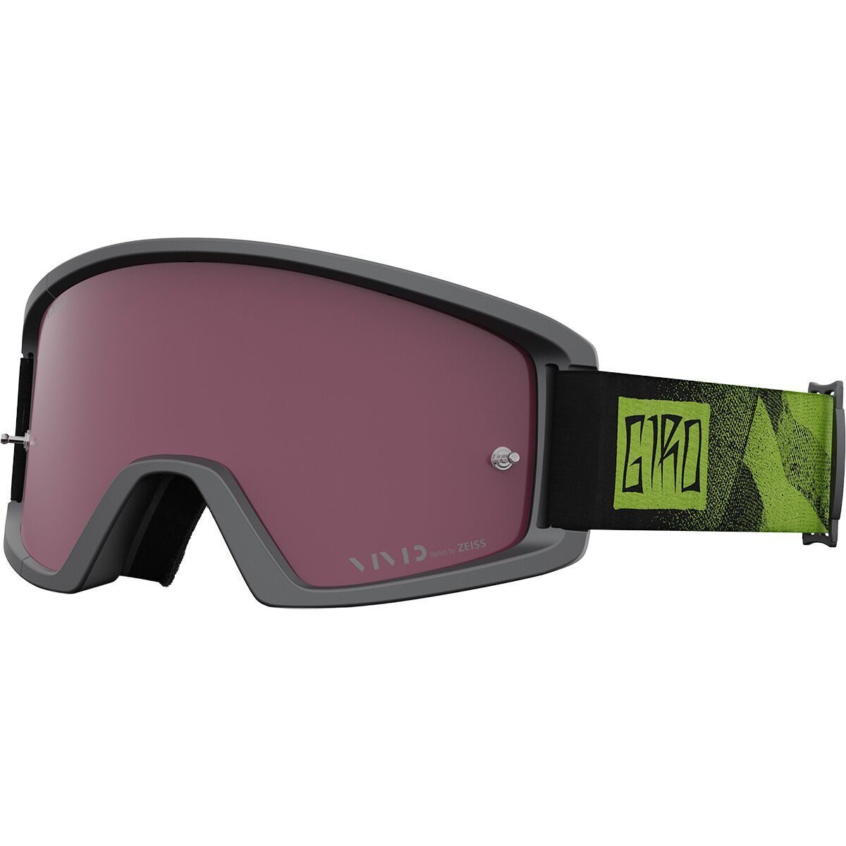 Giro Giro Tazz MTB Vivid Trail Goggles Black/Ano Lime/Vivid Trail Lens, One Size