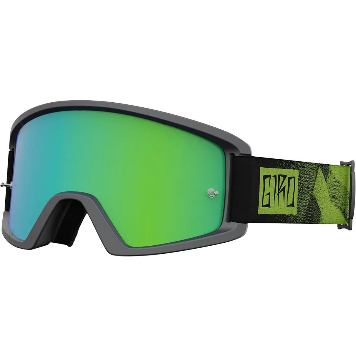 Giro Giro Tazz MTB Goggles Black/Ano Lime/Loden Green Lens, One Size