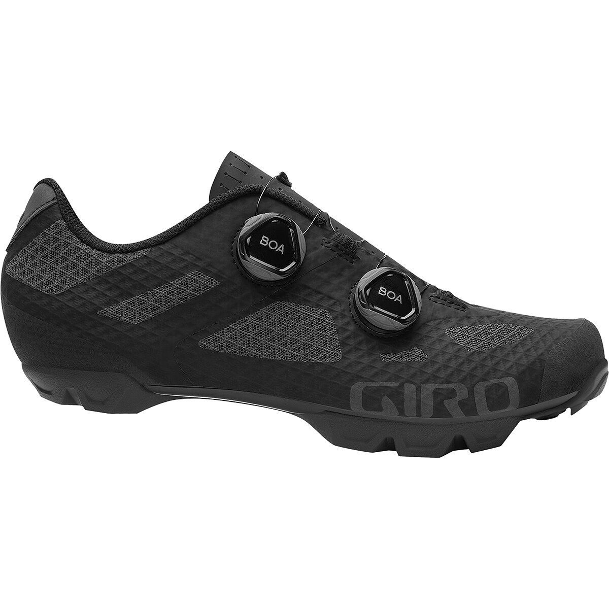 Giro Sector Cycling Shoe - Men's Black/Dark Shadow, 45.0