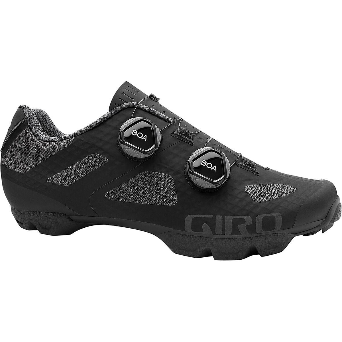 Giro Sector Mountain Bike Shoe - Women's Black/Dark Shadow, 43.0