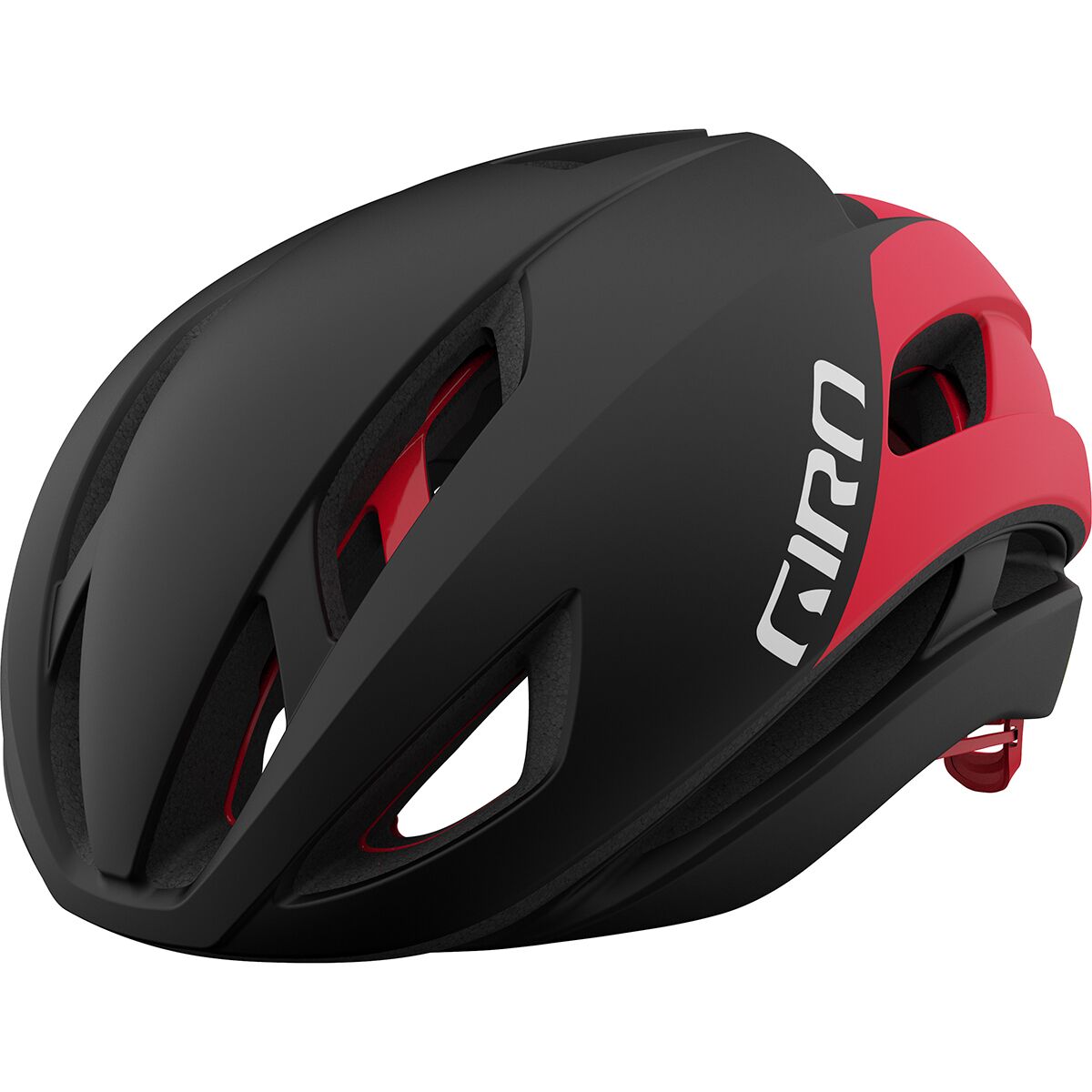 Giro Eclipse Spherical Helmet in Matte Black / White / Bright Red - Size: Medium