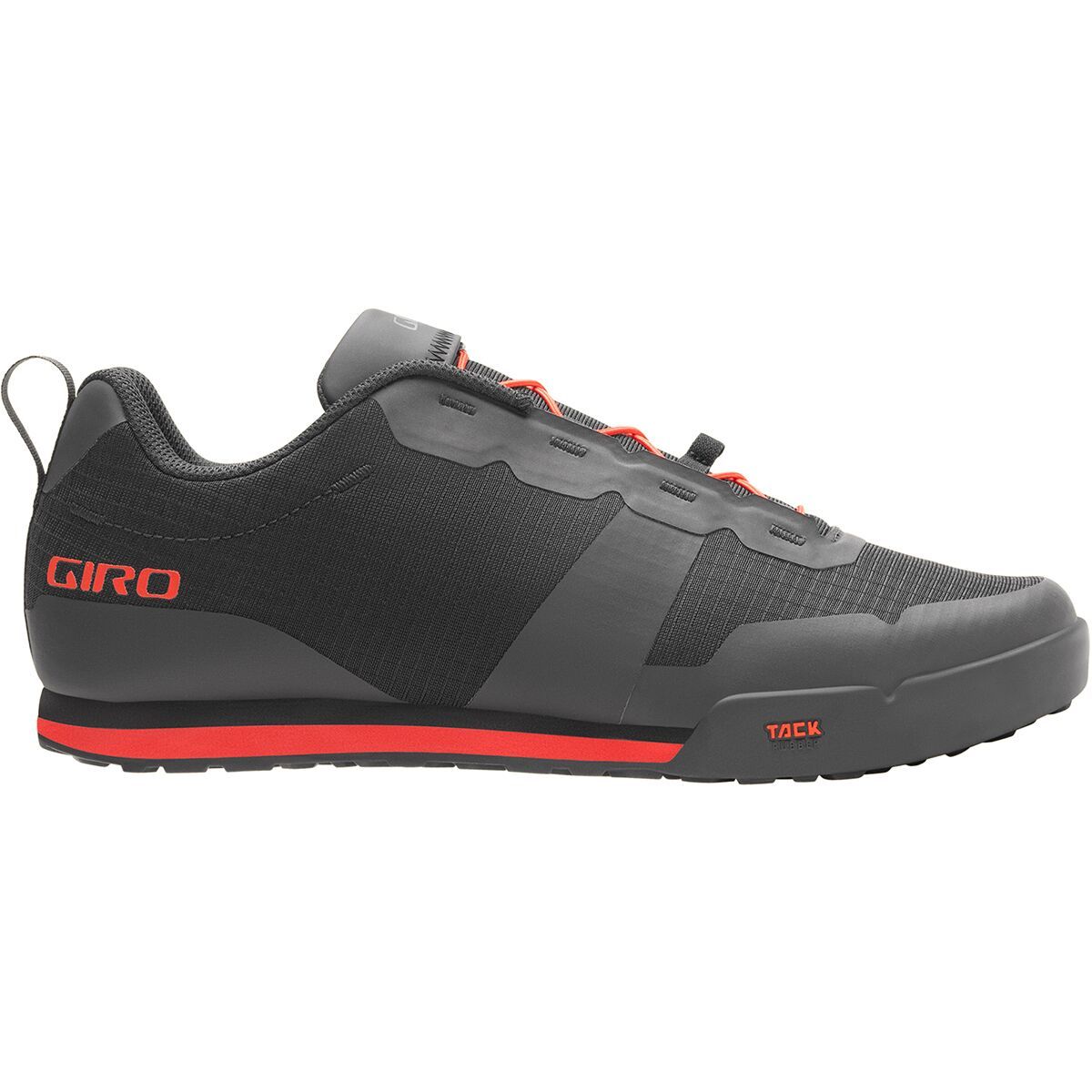 Giro Giro Tracker Fastlace Mountain Bike Shoe - Men's Black/Bright Red, 47.0