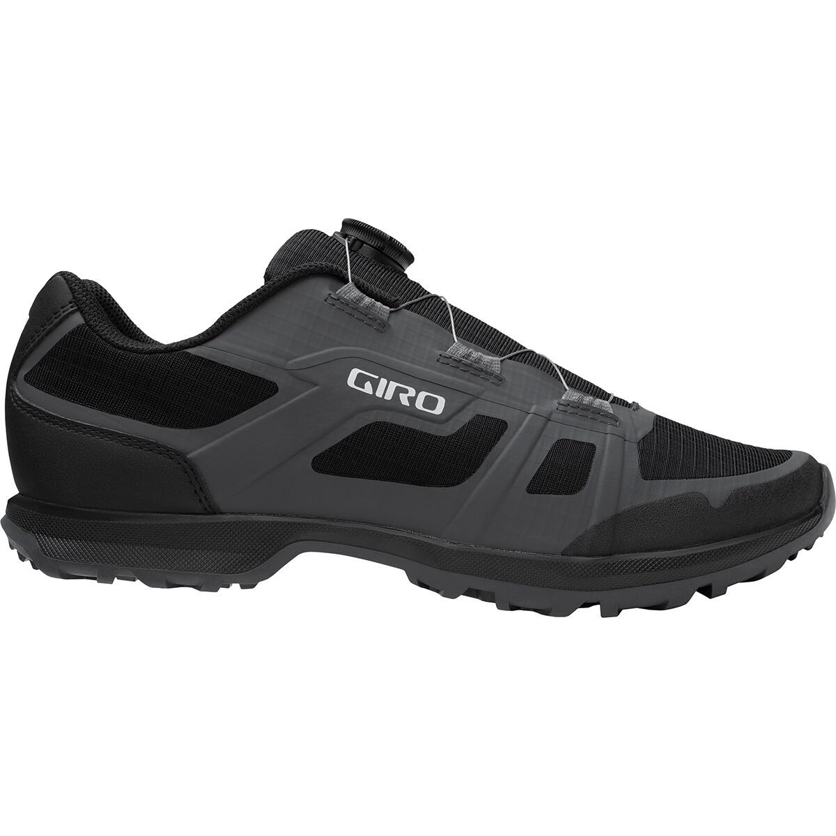 Giro Gauge BOA Mountain Bike Shoe - Men's Dark Shadow/Black, 50.0