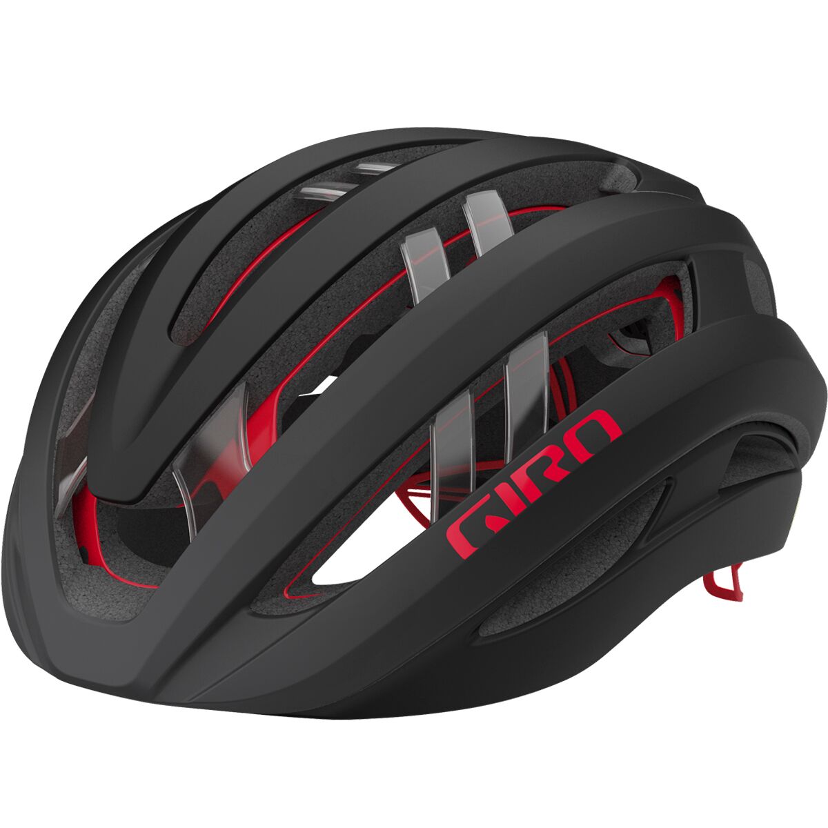 Giro | Aries Spherical Helmet Men's | Size Small In Matte Carbon/red | Rubber