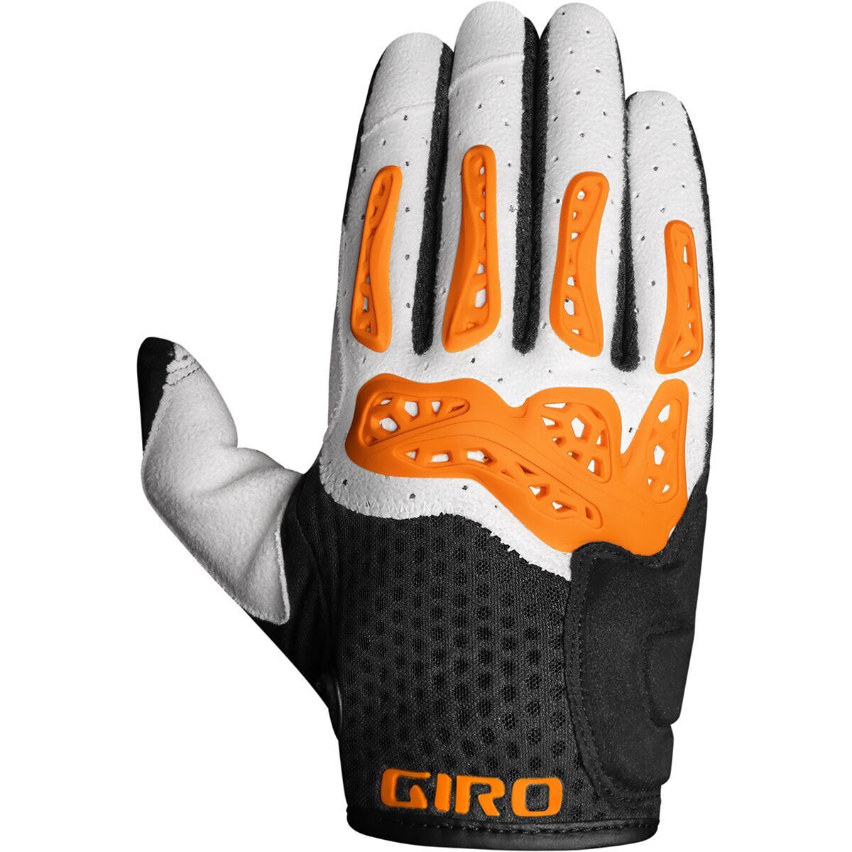 Giro Giro Gnar Glove - Men's Orange/Light Sharkskin, S