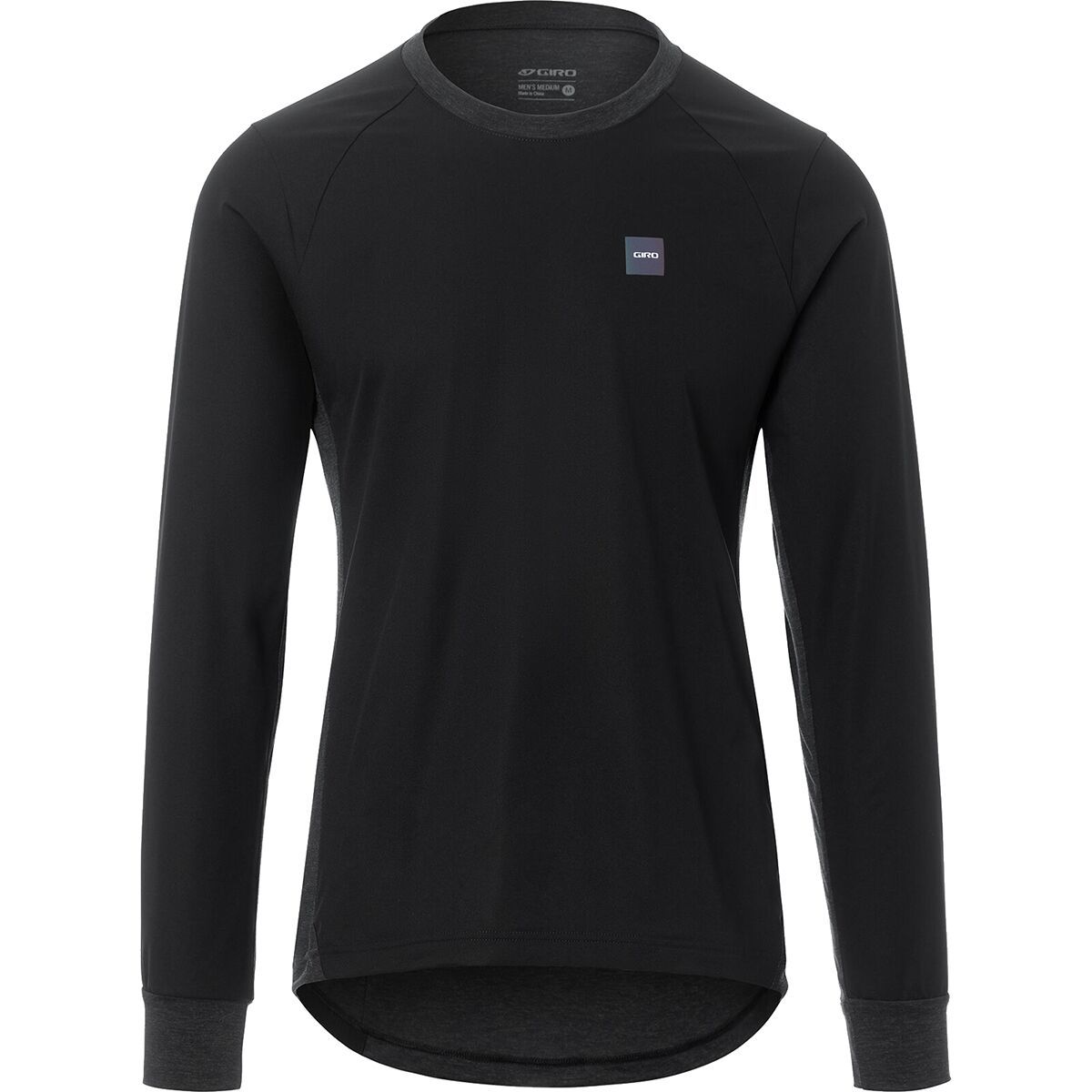 Giro Roust Long-Sleeve Wind Jersey - Men's Black/Grey, L