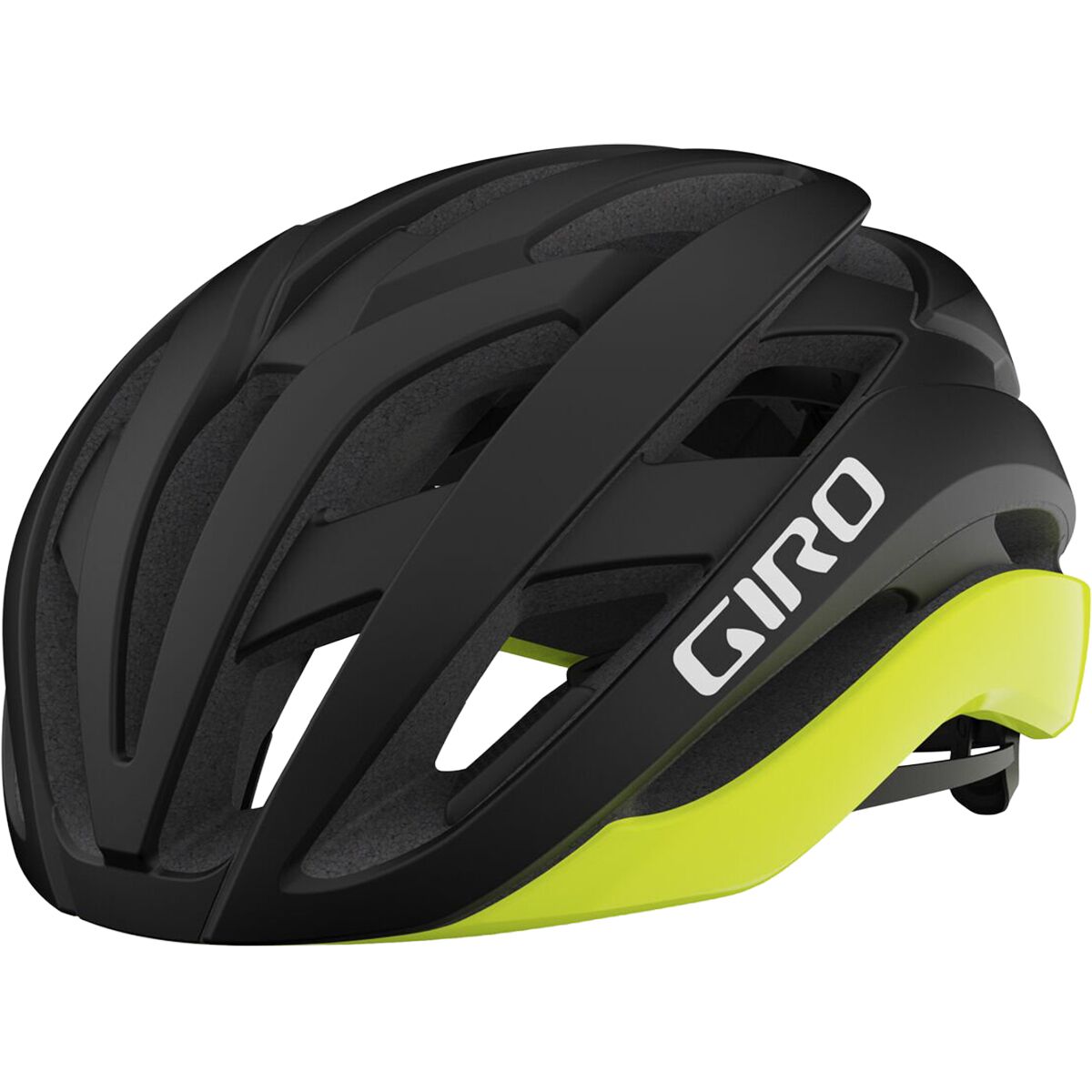 Giro Cielo Mips Helmet in Matte Black / Highlight Yellow - Size: Large