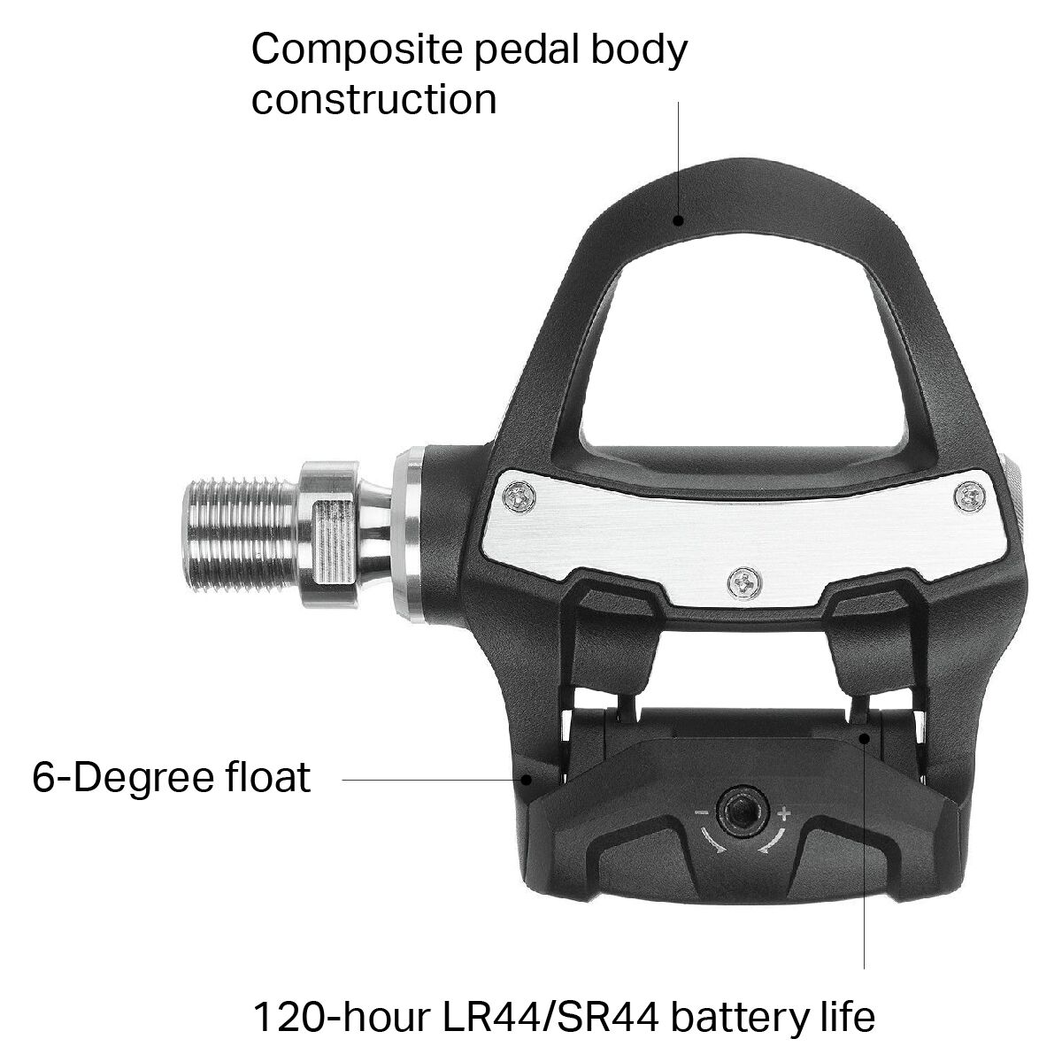 Vector 3S Power Meter Pedals - Components