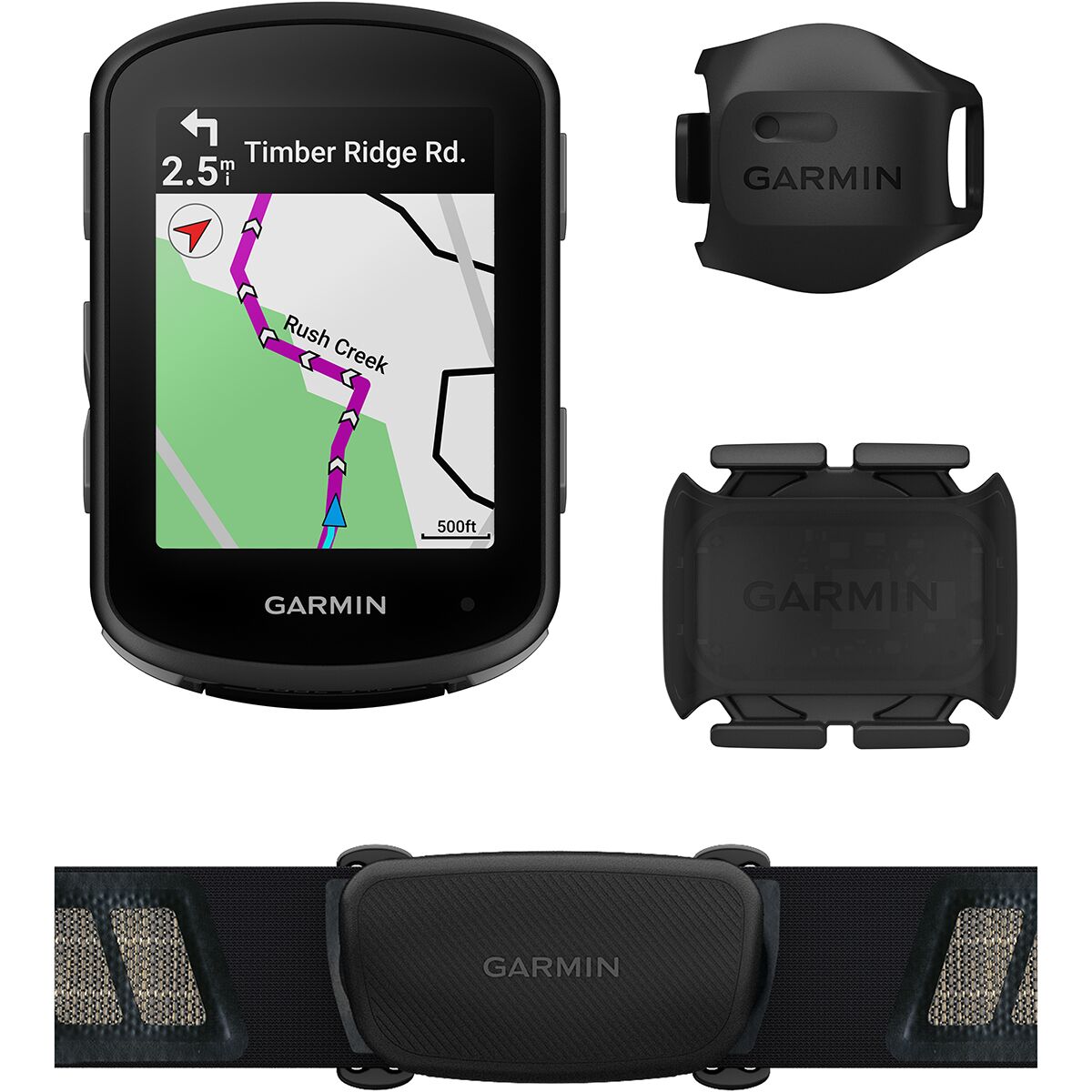 Garmin Edge 540 Bike Computer Bundle Black, One Size