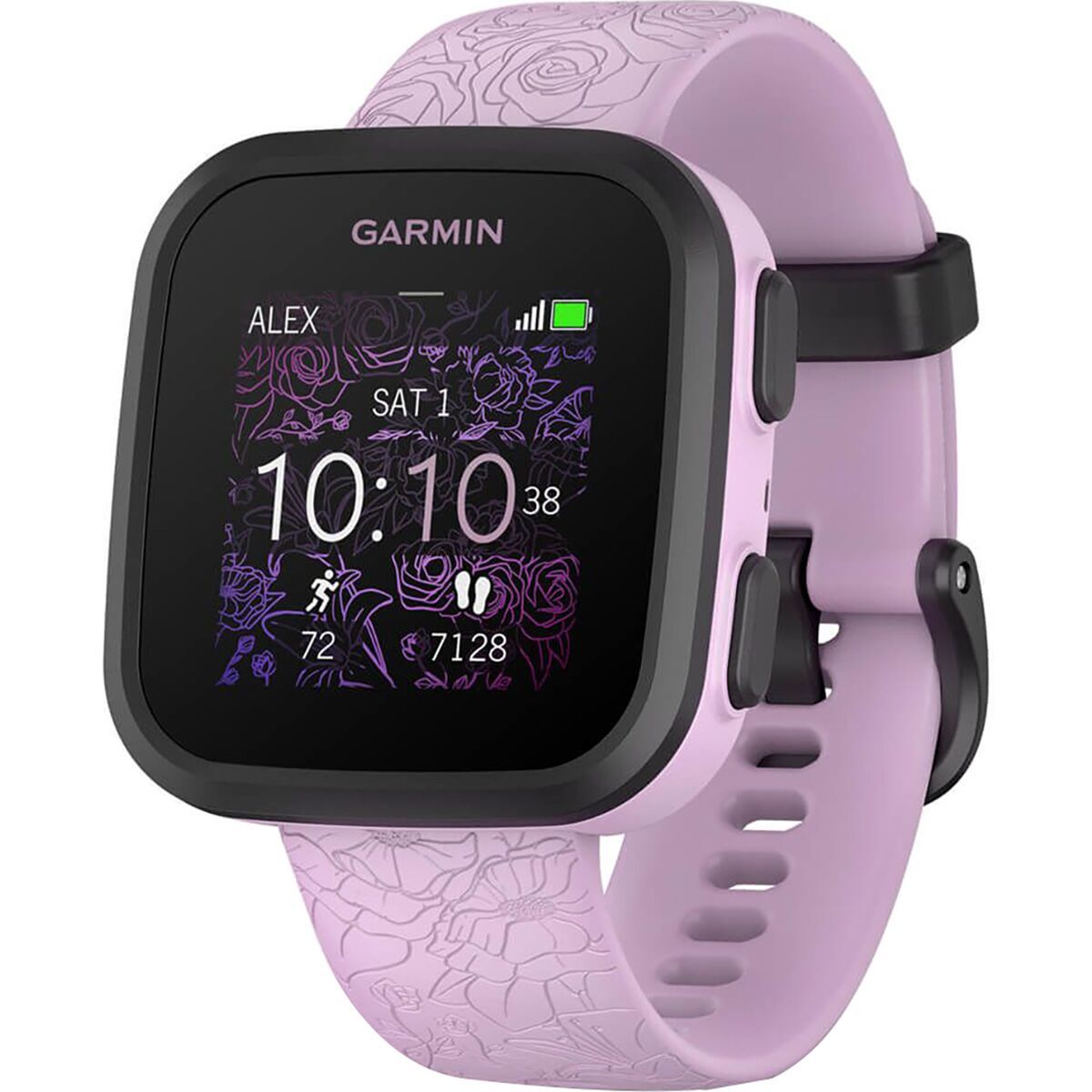 Garmin Garmin Bounce Sport Watch - Kids' Lilac Floral, 1.3in Display