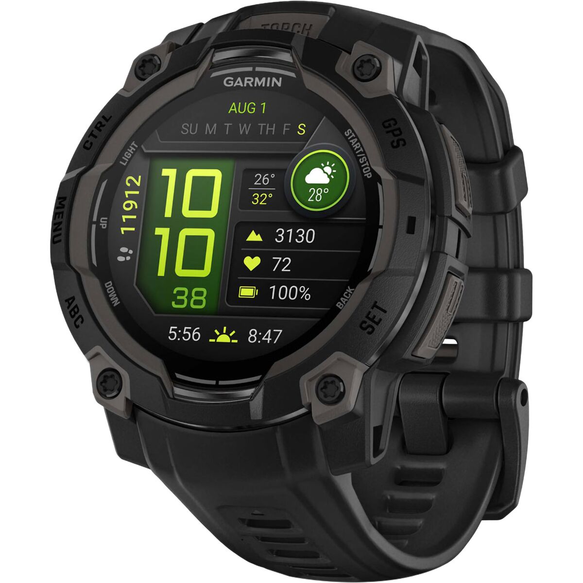 Garmin Garmin Instinct 3 AMOLED Sport Watch Black/Black, 45mm