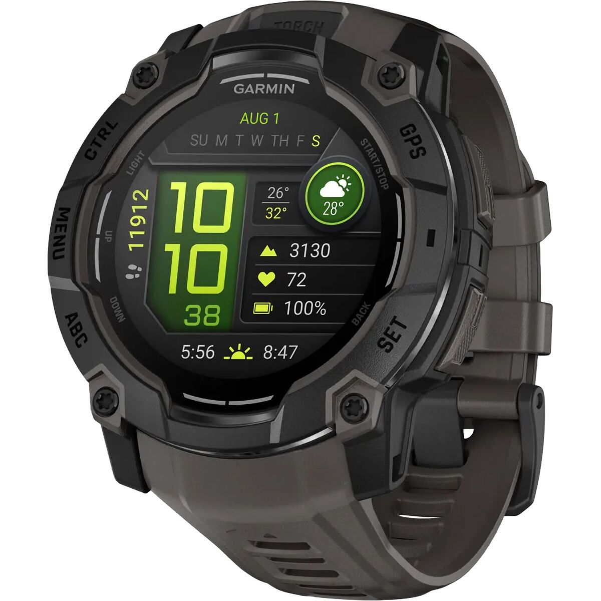 Garmin Instinct 3 AMOLED Sport Watch Black/Charcoal, 50mm