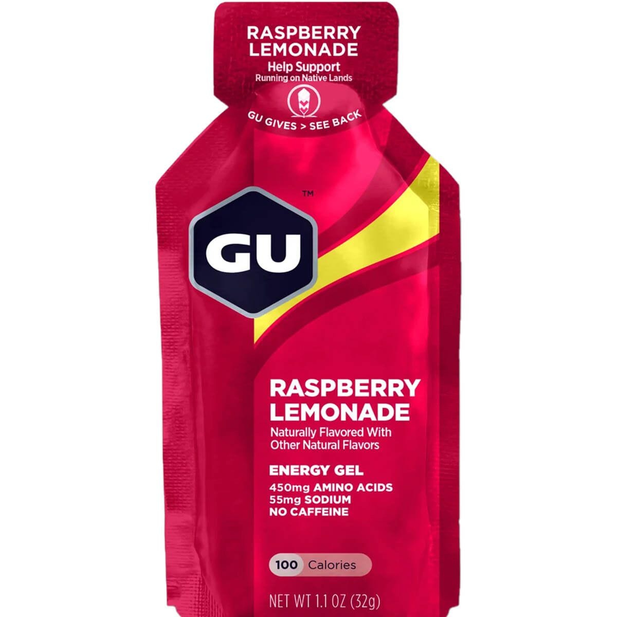 GU Energy Gel - 8-Pack Raspberry Lemonade, One Size