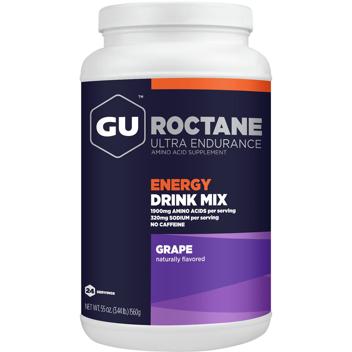Gu Sports | Roctane Energy Drink - 24 Serving Grape, 24 Serving