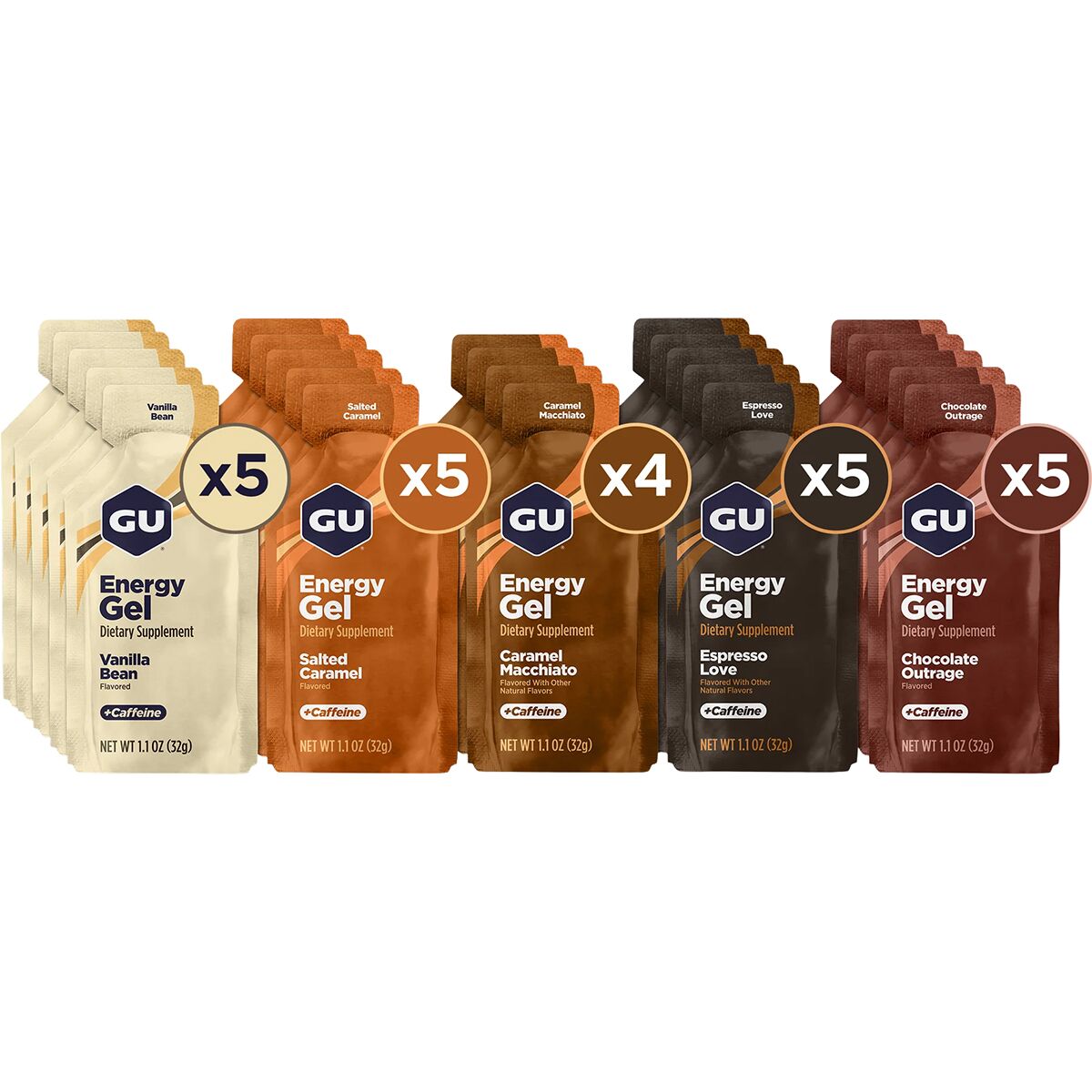 Gu GU Energy Gel Mixed Box Indulgent, 24ct. Box
