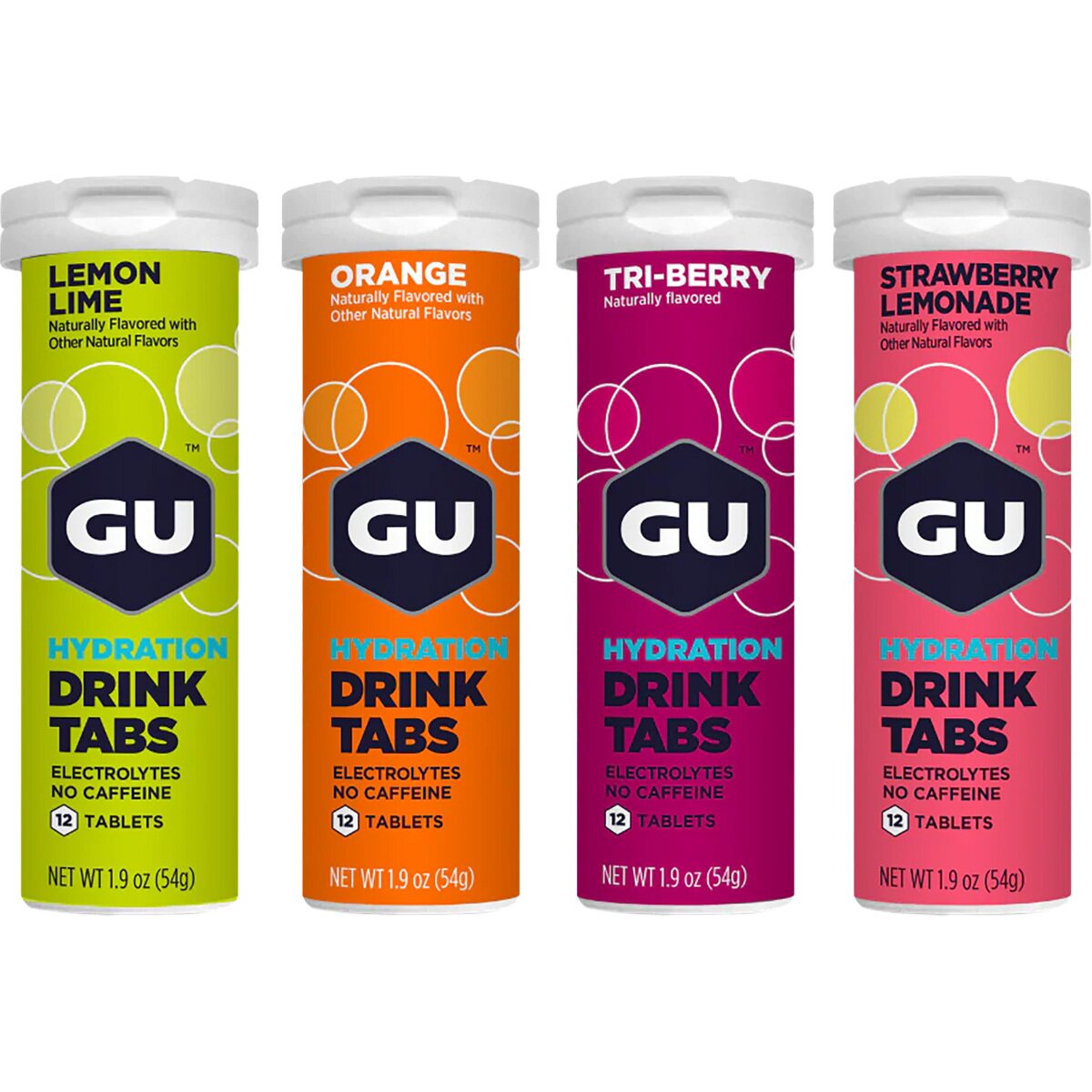 GU GU Hydration Tabs Mixed Box Variety, 4ct. Box - $33.00 at Competitive Cyclist