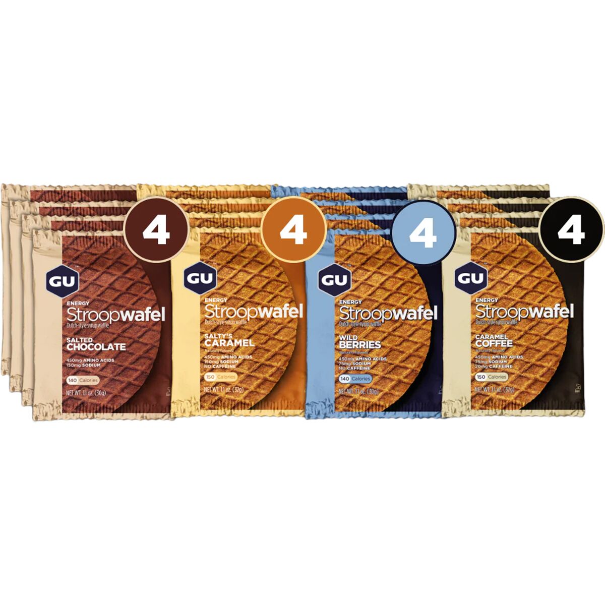 GU Stroopwafel Mixed Box Variety, 16ct. Box