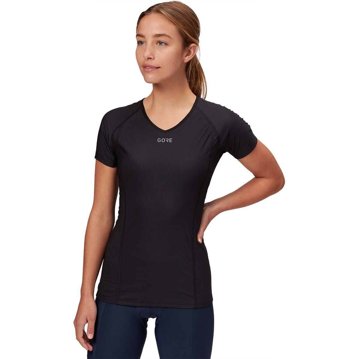 GOREWEAR Windstopper Base Layer Shirt - Women's Black, M/8-10