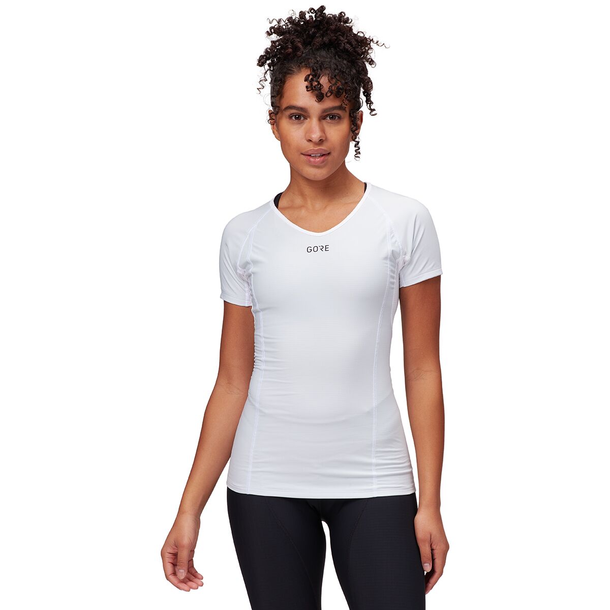 GOREWEAR GOREWEAR Windstopper Base Layer Shirt - Women's Light Grey/White, L/12-14
