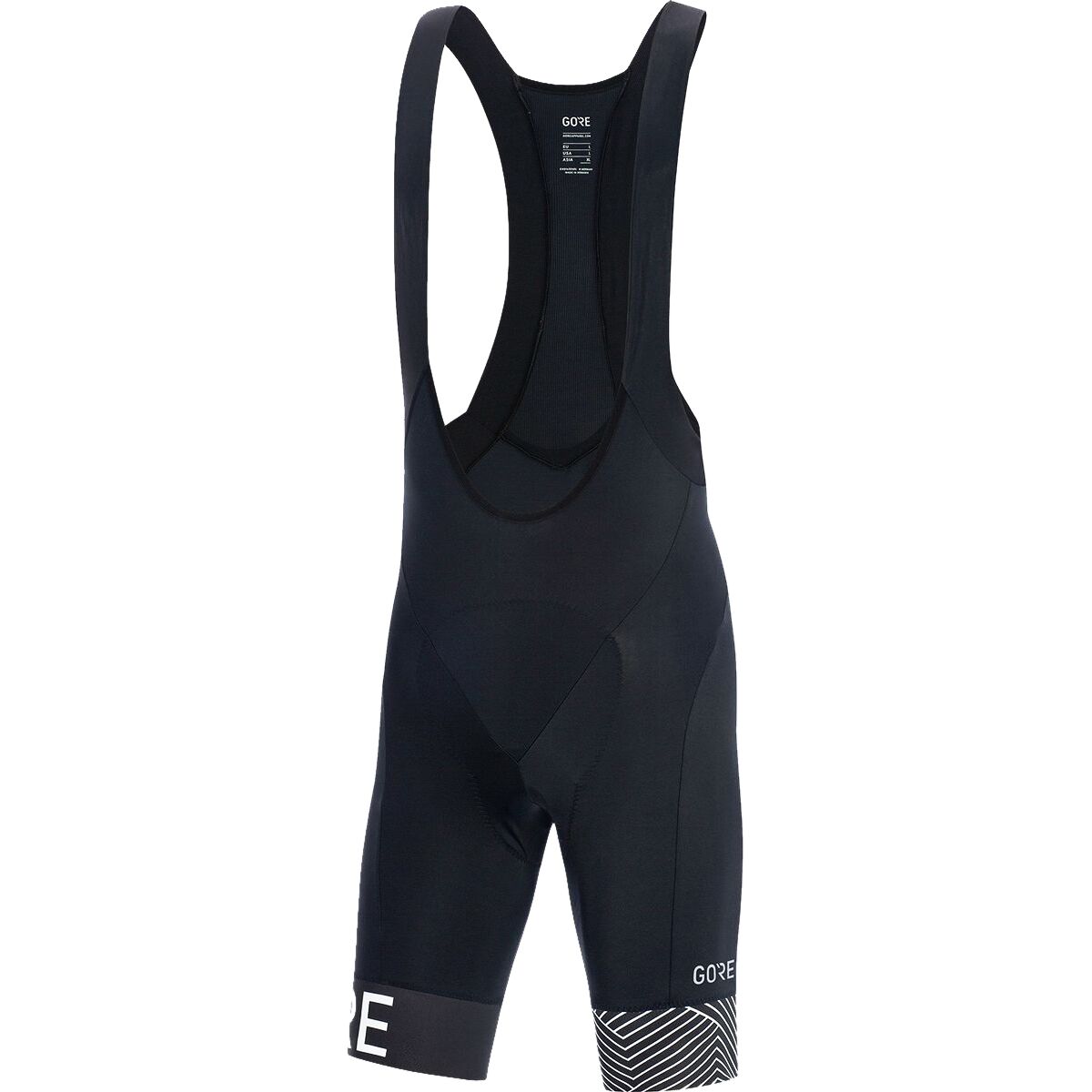 GOREWEAR GOREWEAR C5 Optiline Bib Short+ - Men's Black/White, US S/EU M