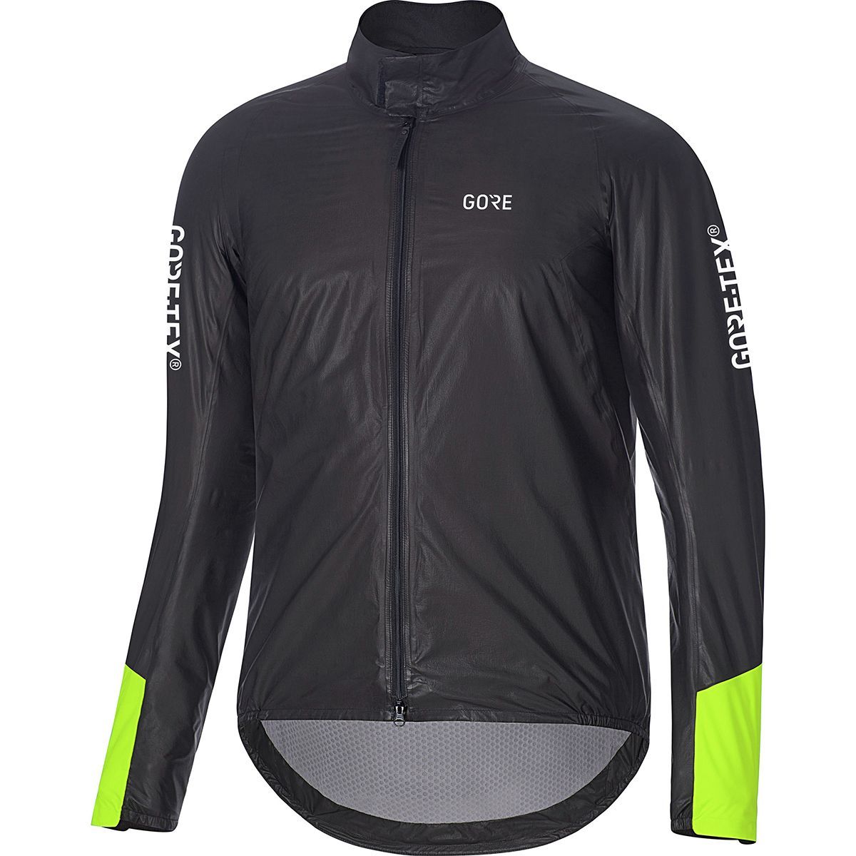 GOREWEAR C5 GORE-TEX Shakedry 1985 Insulated Viz Jacket – Men’s Black/Neon Yellow, US S/EU M