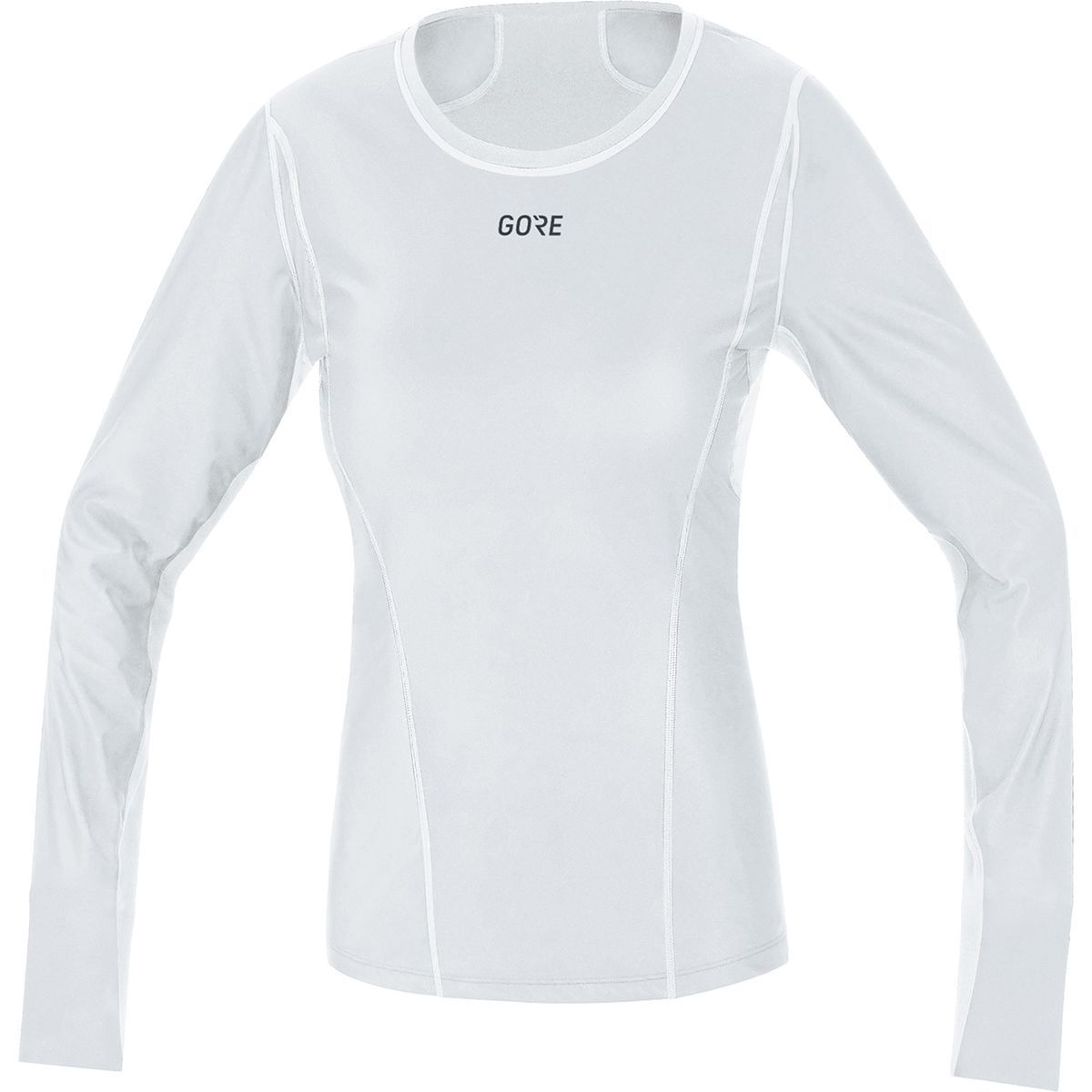 GOREWEAR GOREWEAR Windstopper Base Layer Thermo Long-Sleeve Shirt - Women's Light Grey/White, M/8-10