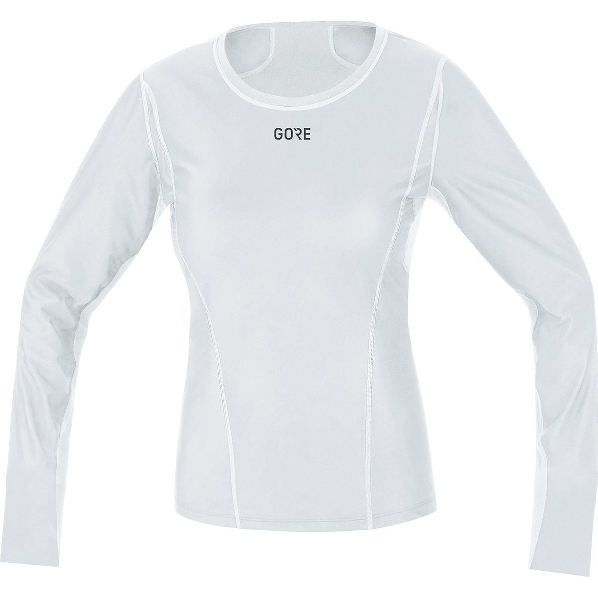 GOREWEAR GOREWEAR Windstopper Base Layer Long-Sleeve Shirt - Women's Light Grey/White, L/12-14