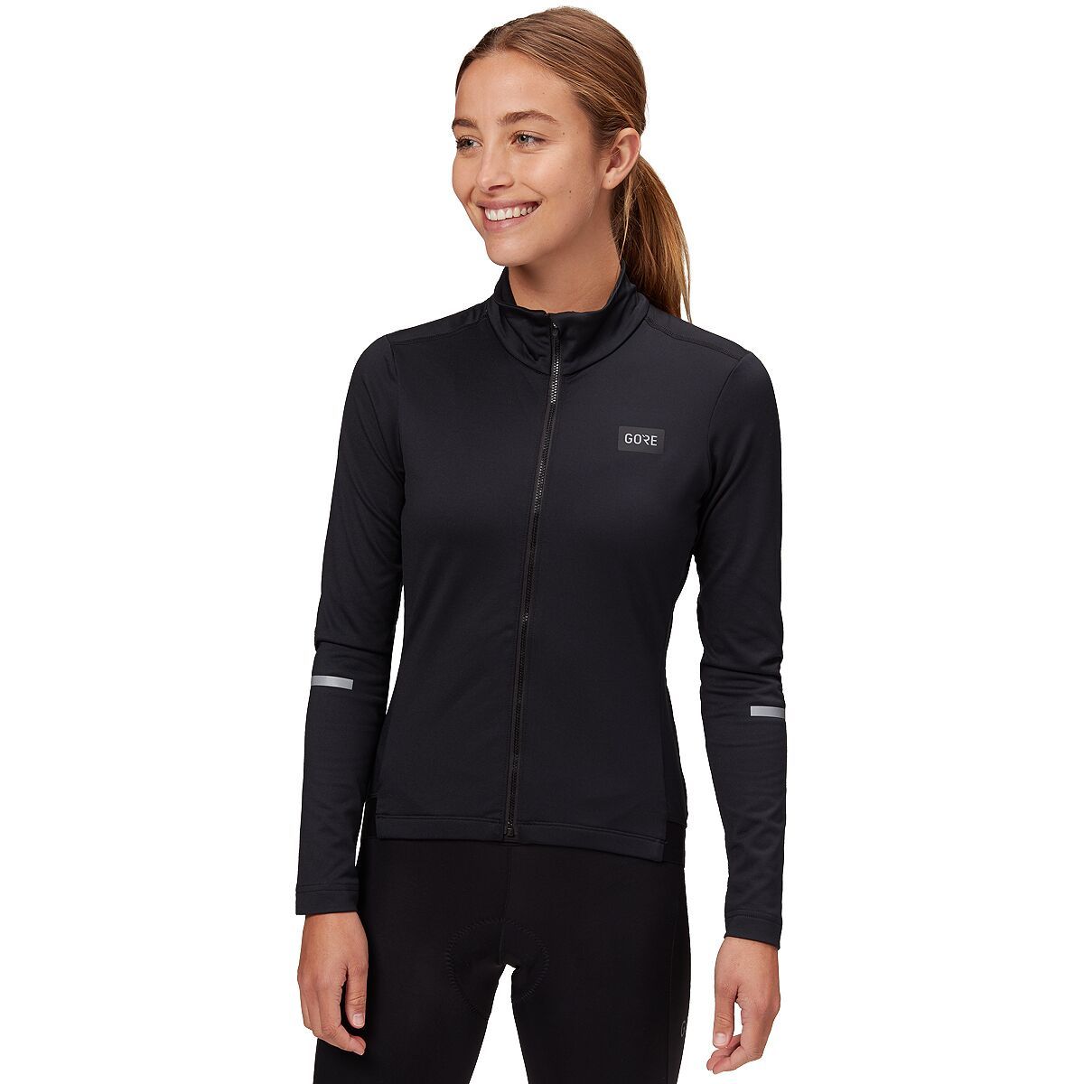 GOREWEAR Progress Thermo Long-Sleeve Jersey - Women's Black, XXS/00