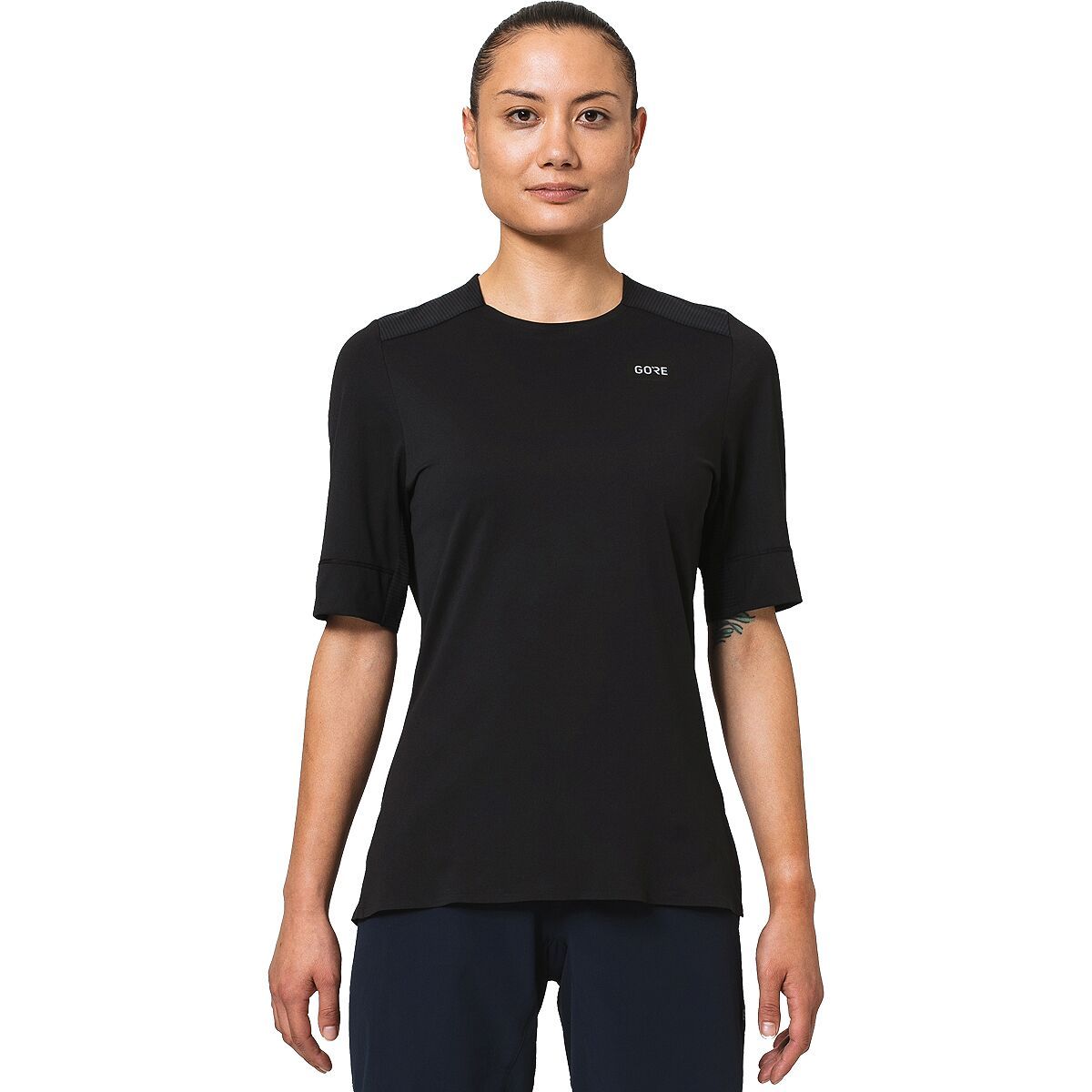 GOREWEAR GOREWEAR TrailKPR Tech Jersey - Women's Black, L/12-14