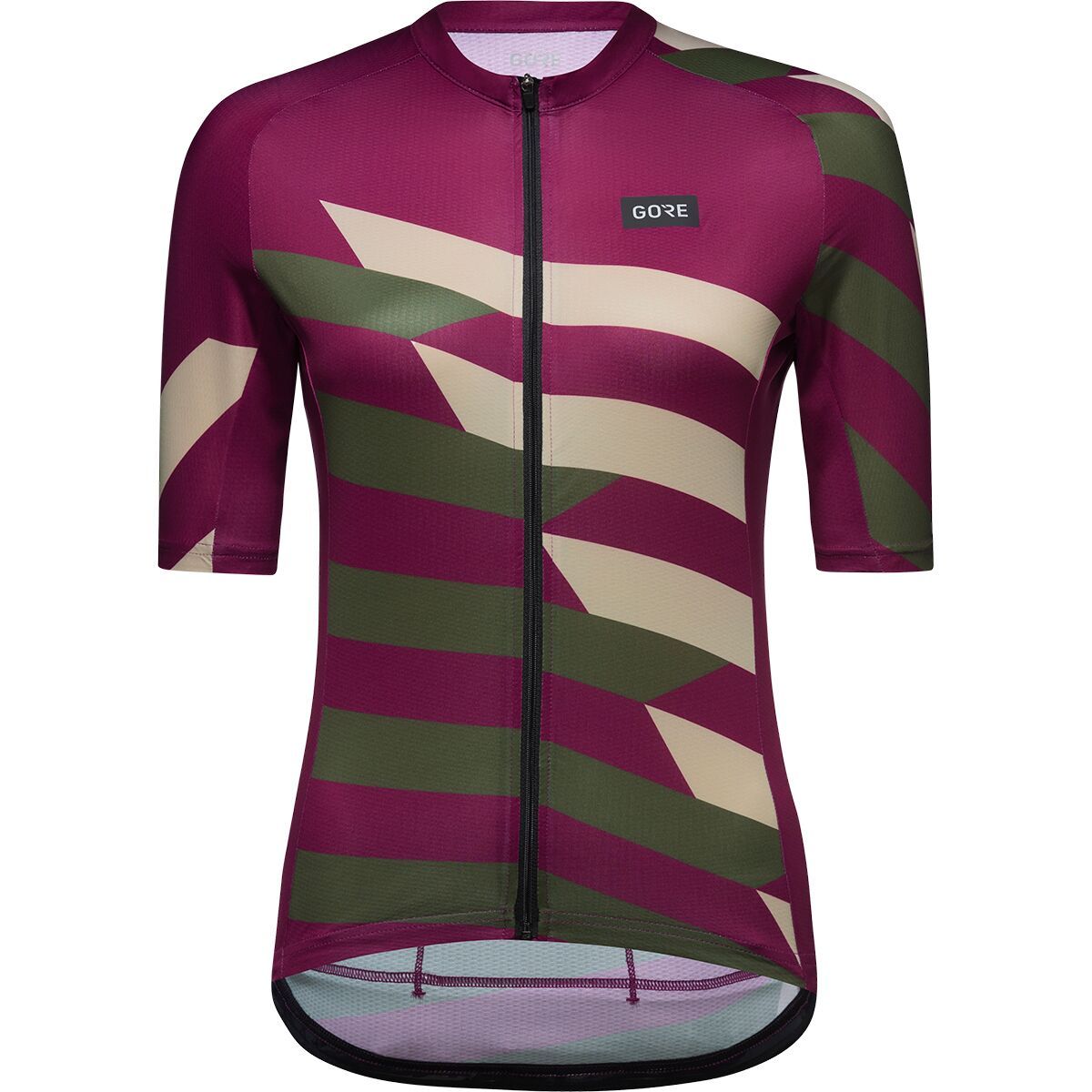 GOREWEAR Spirit Signal Chaos Jersey - Women's Process Purple/Utility Green, S/4-6