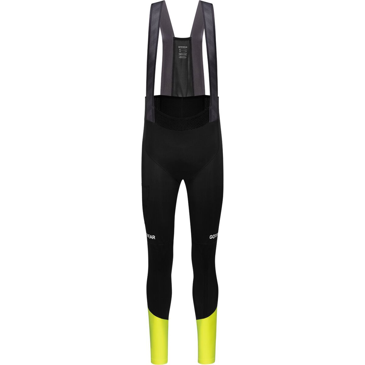 GOREWEAR SPINSHIFT Thermo Bib Tights+ - Men's Black/Neon Yellow, L