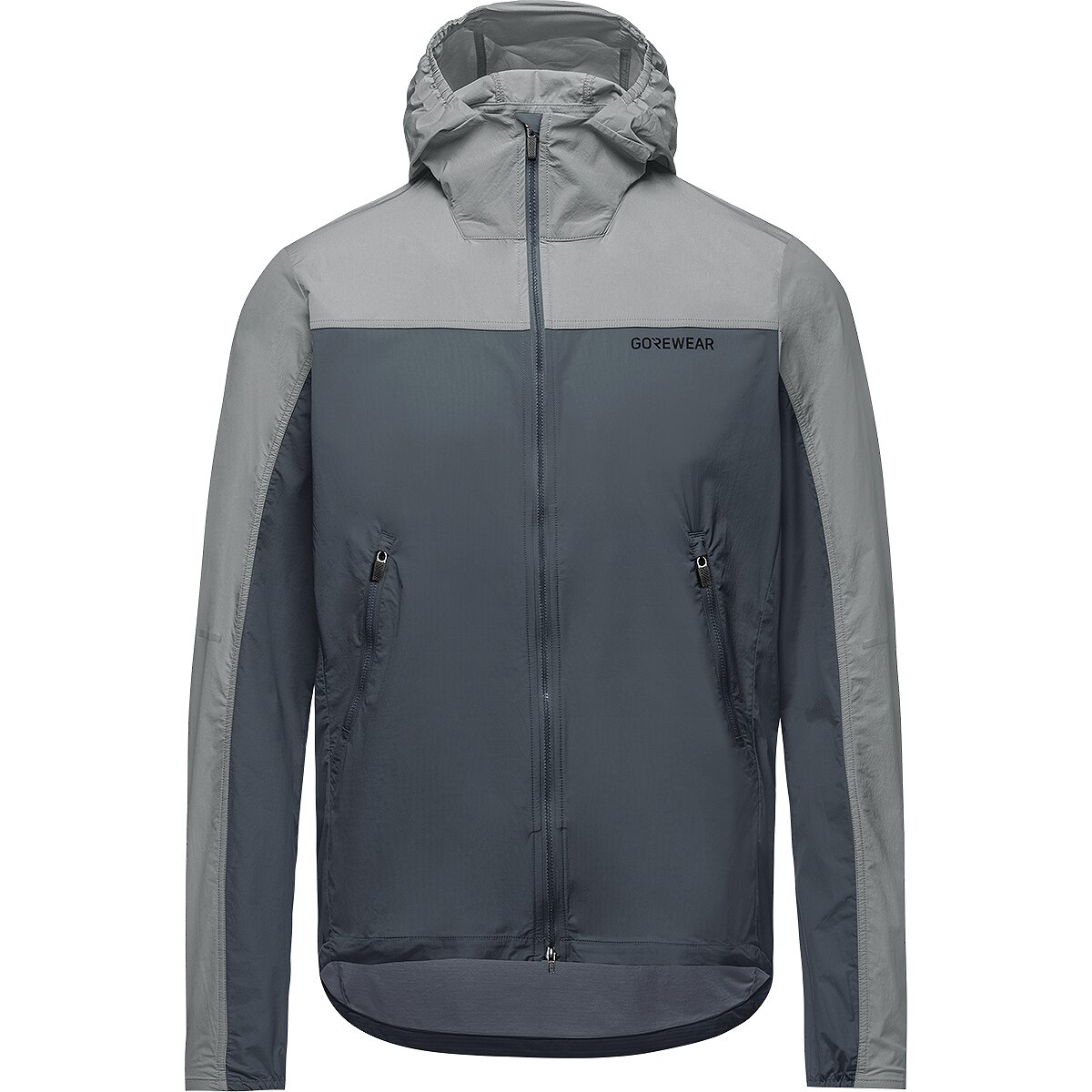 GOREWEAR Fernflow Hooded Windbreaker - Men's Lab Graphite/Lab Gray, XXL